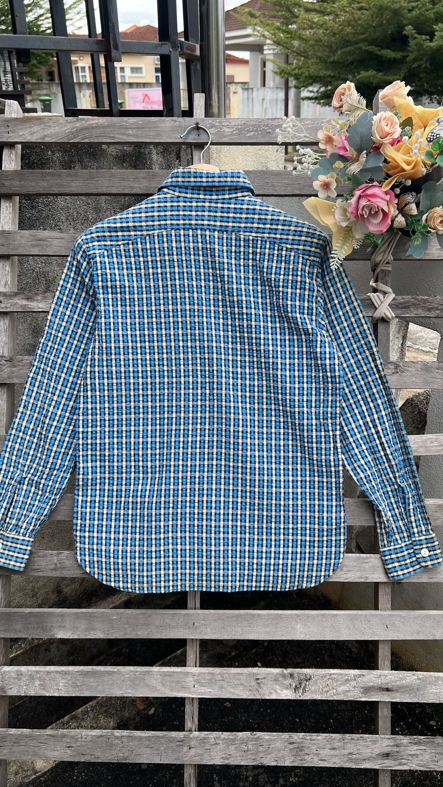 Sugar Cane Vintage Classic Blue Check Sugarcane Shirt Size US M / EU 48-50 / 2 - 6 Thumbnail