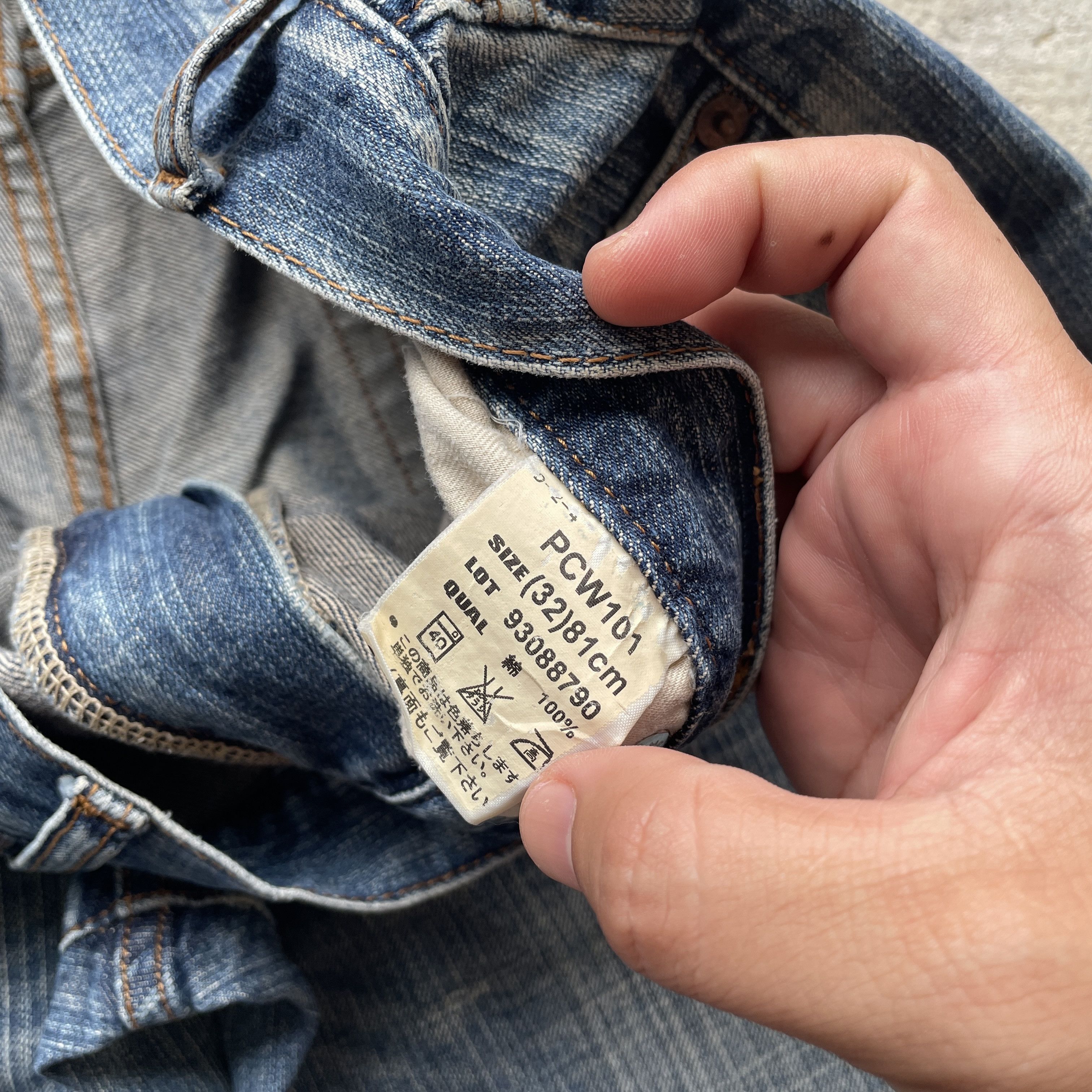 Japanese Brand VINTAGE JAPANESE JEANS FADED PANTS DENIM W32x33 Size US 32 / EU 48 - 7 Thumbnail