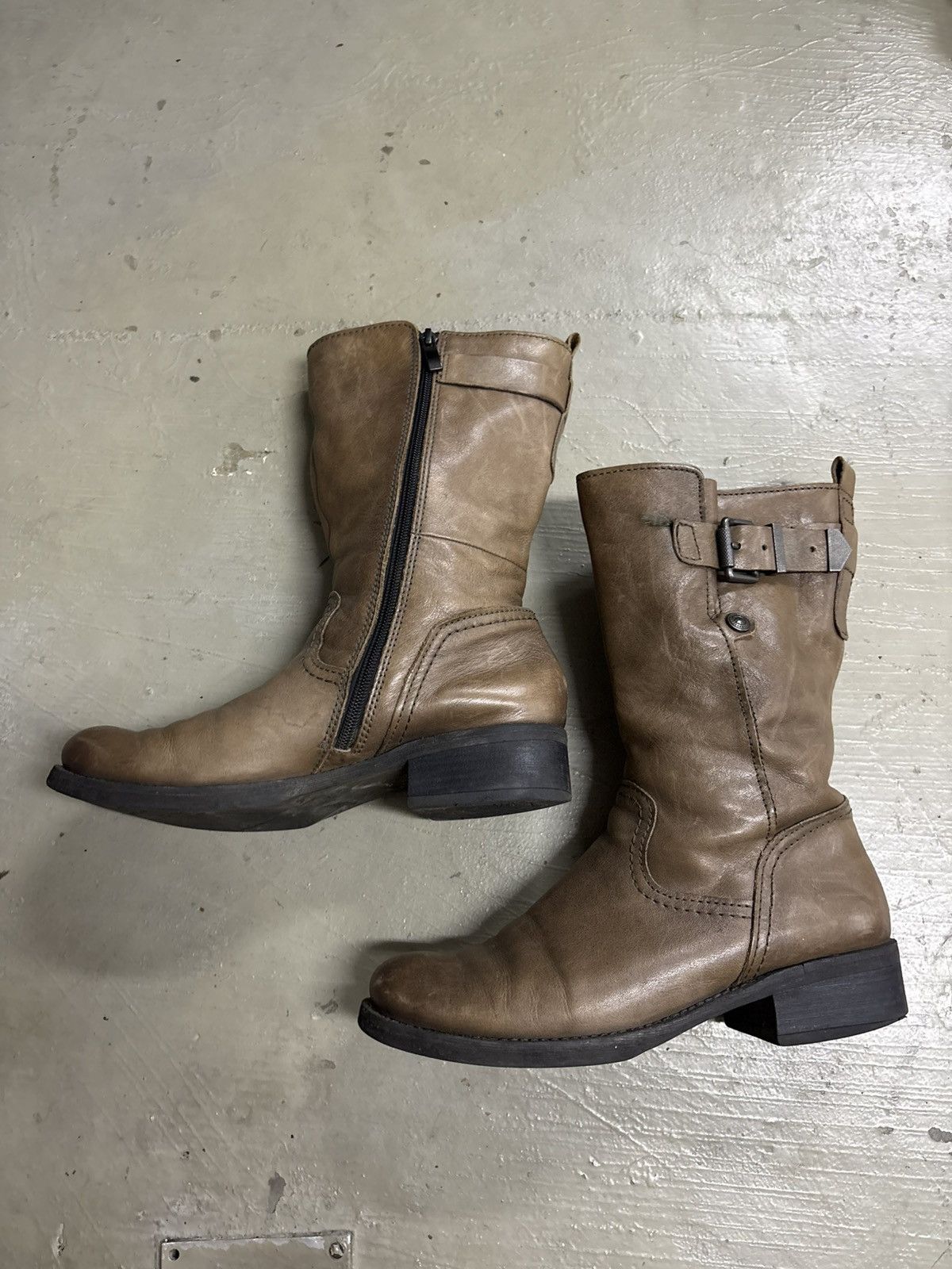 Alfredo Bannister Vintage Zipper Guidi Style Boots Size US 7.5 / EU 40-41 - 5 Thumbnail
