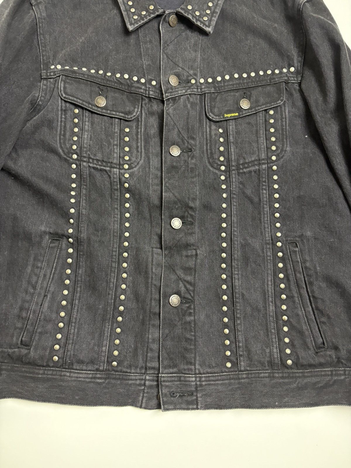 Supreme Supreme SS17 studded denim trucker jacket Size US XL / EU 56 / 4 - 2 Thumbnail