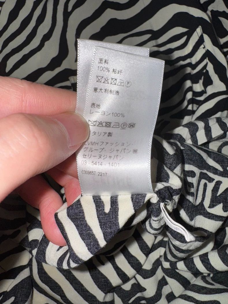 Celine celine size 39 22fw Short Sleeve Pocket Silk Zebra Shirt 2 Size US M / EU 48-50 / 2 - 5 Thumbnail