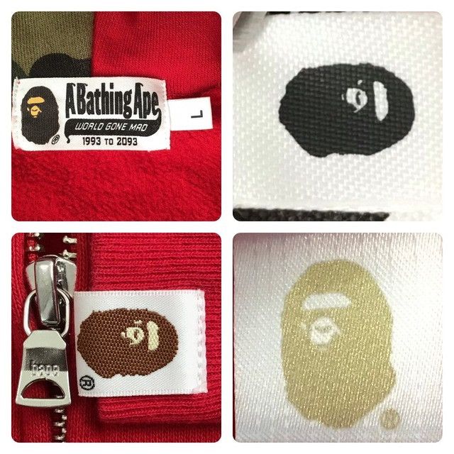 Bape BAPE Crazy Face Tiger Shark full zip Hoodie a bathing ape Size US L / EU 52-54 / 3 - 9 Thumbnail