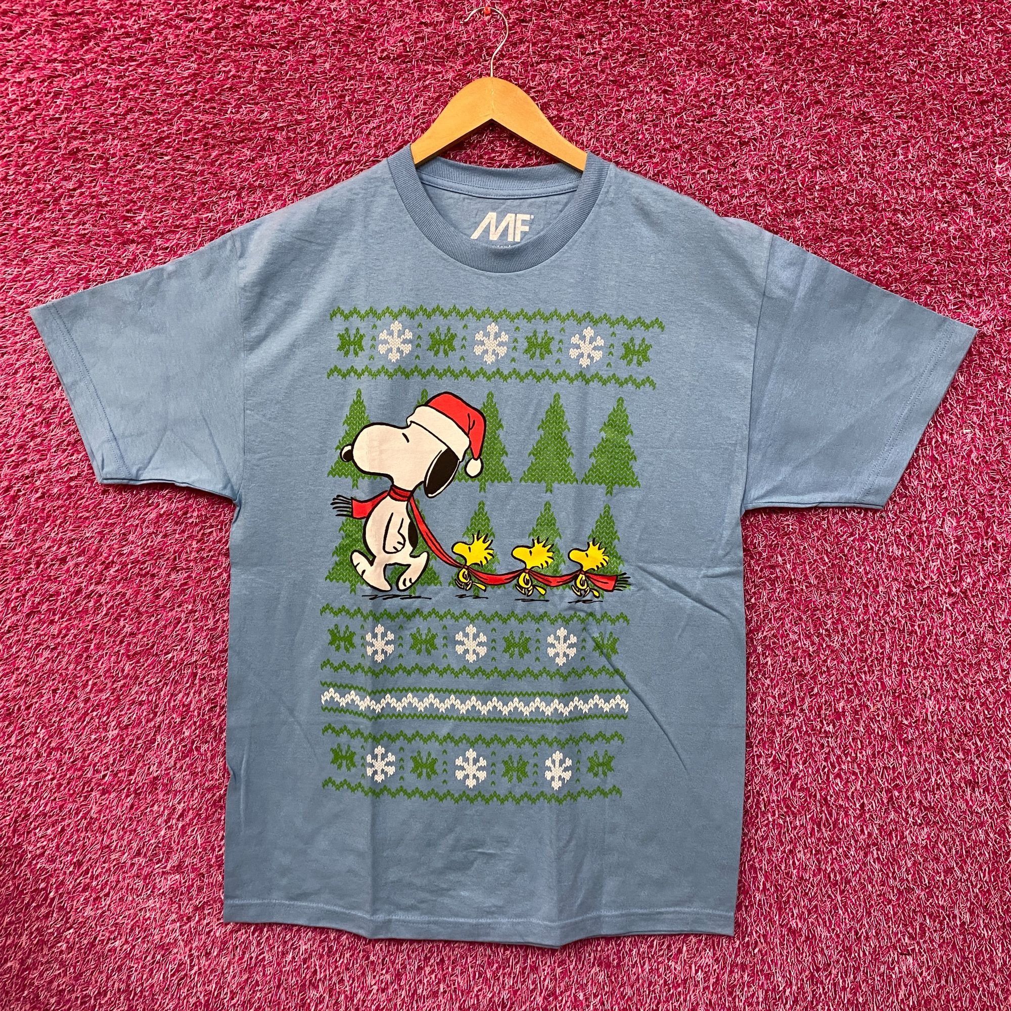 Peanuts Santa Snoopy & Woodstocks Christmas Peanuts Holiday Tee L Size US L / EU 52-54 / 3 - 1 Thumbnail
