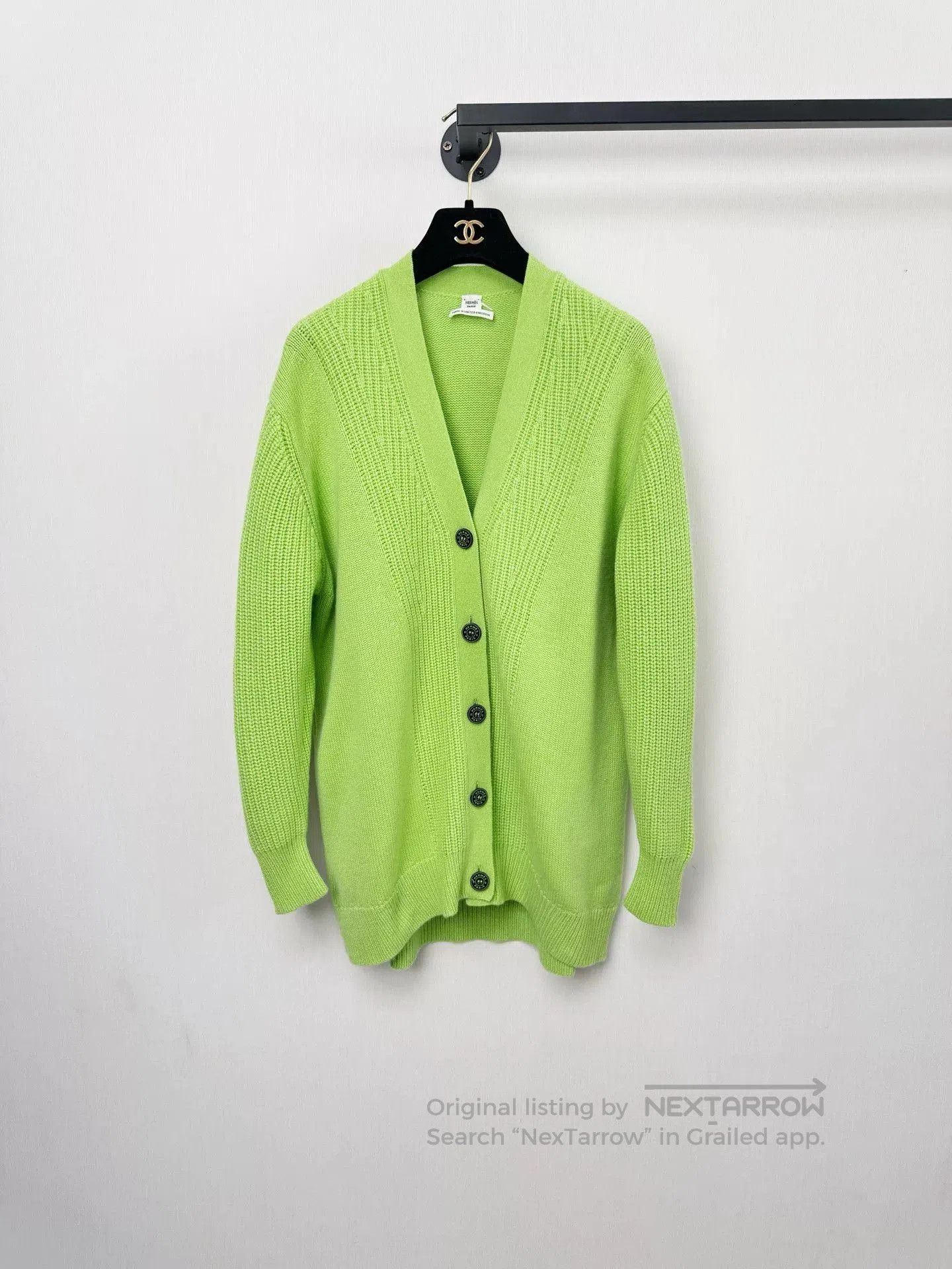 Hermes hermes cashmere cotton knit cardigan. Size US S / EU 44-46 / 1 - 1 Thumbnail