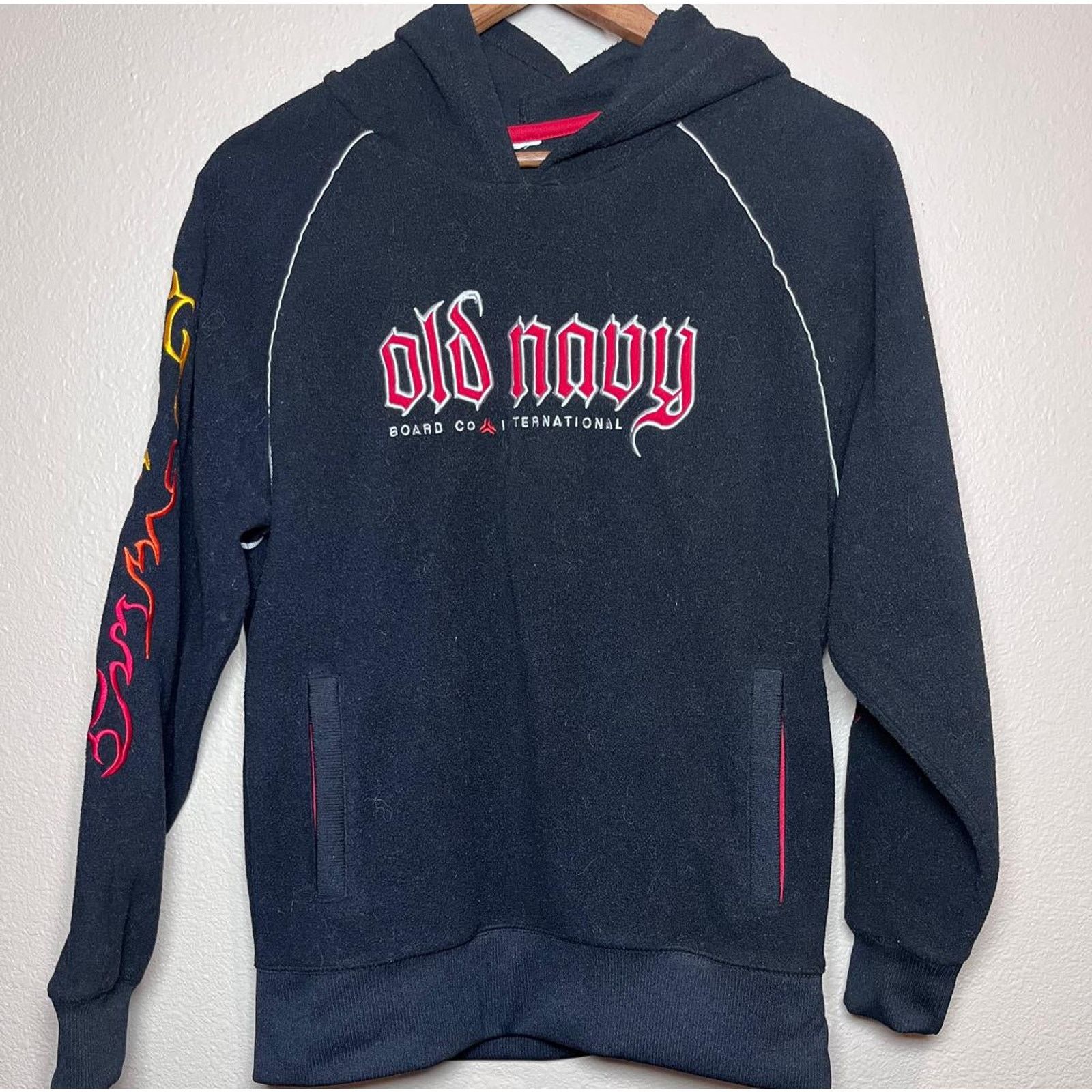 Other Old Navy Flame Graphic Hoodie – Black Size M Size US M / EU 48-50 / 2 - 1 Thumbnail