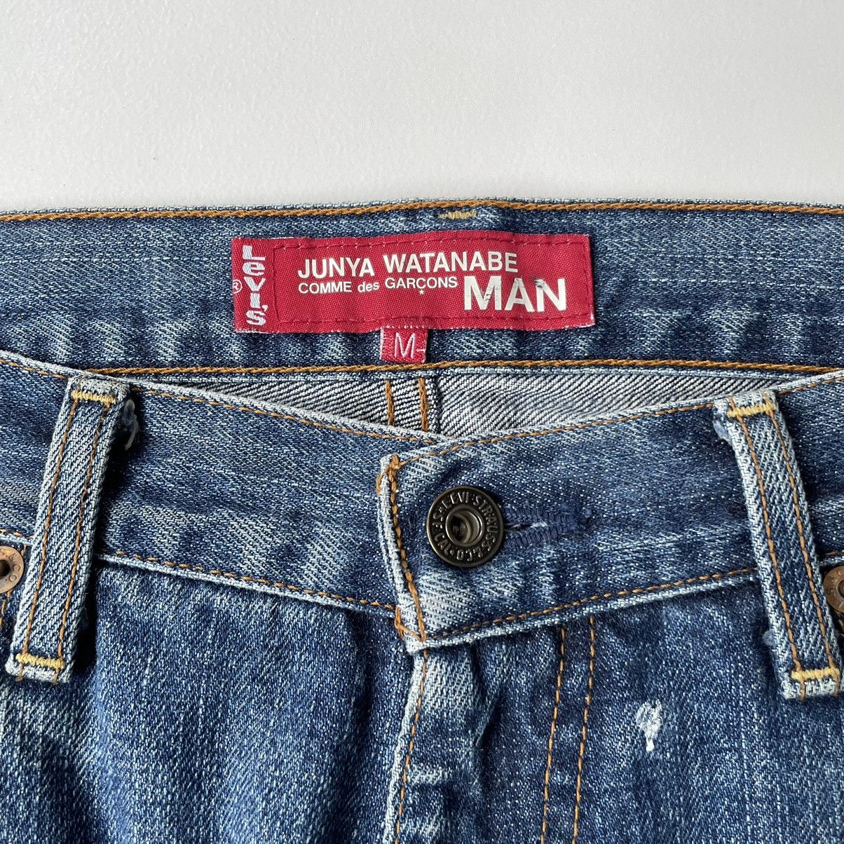Comme des Garcons A/W 01 ‘Poem’ Print Denim Jeans Size US 34 / EU 50 - 5 Thumbnail