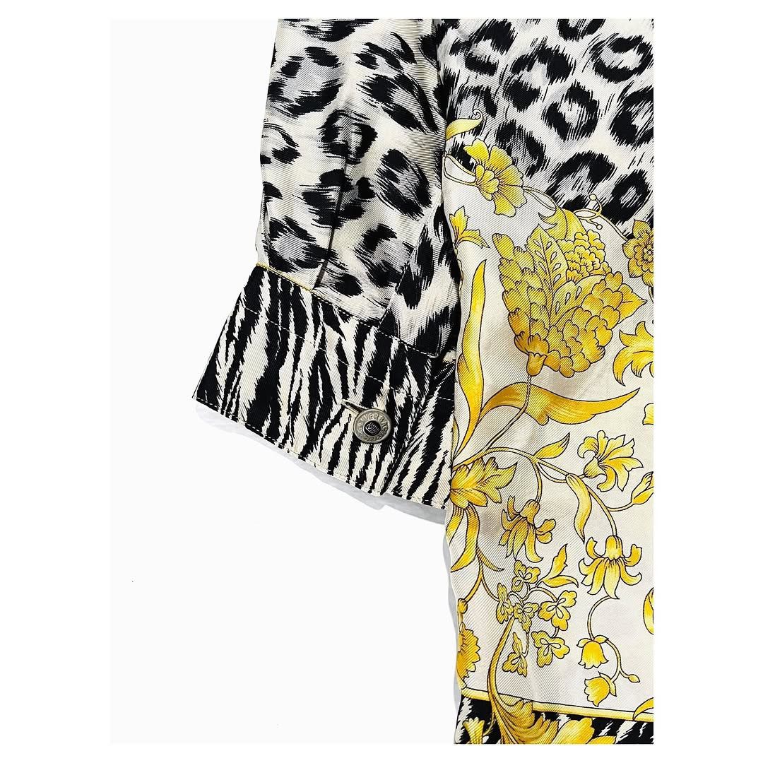 Versace Rare VERSACE Rayon Shirt Size US XL / EU 56 / 4 - 5 Thumbnail