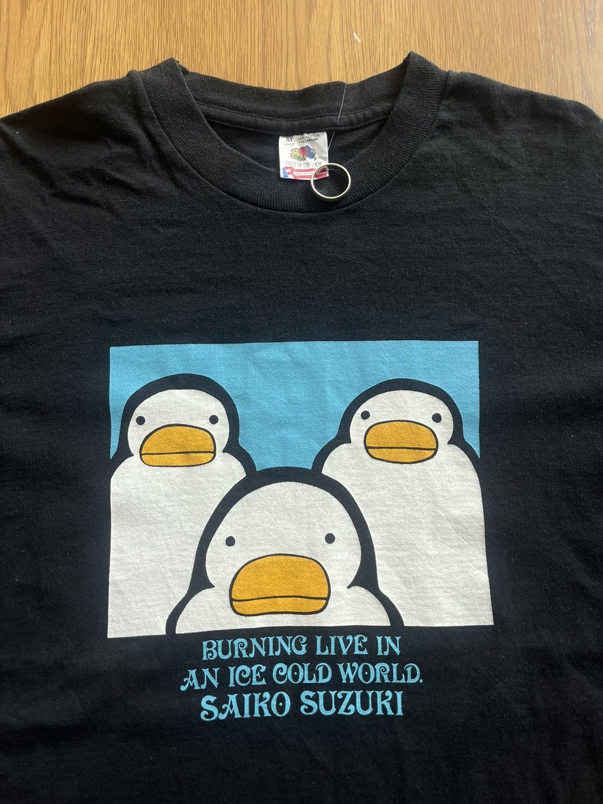 Band Tees Vintage SAIKO SUZUKI Burning Live in an ice cold world 90’s Size US M / EU 48-50 / 2 - 6 Thumbnail