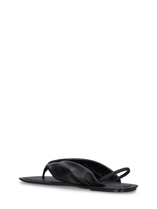 Loulou de Saison o1s22i1n1024 Zila Thong Sandals in Black Size US 7 / IT 37 - 4 Thumbnail