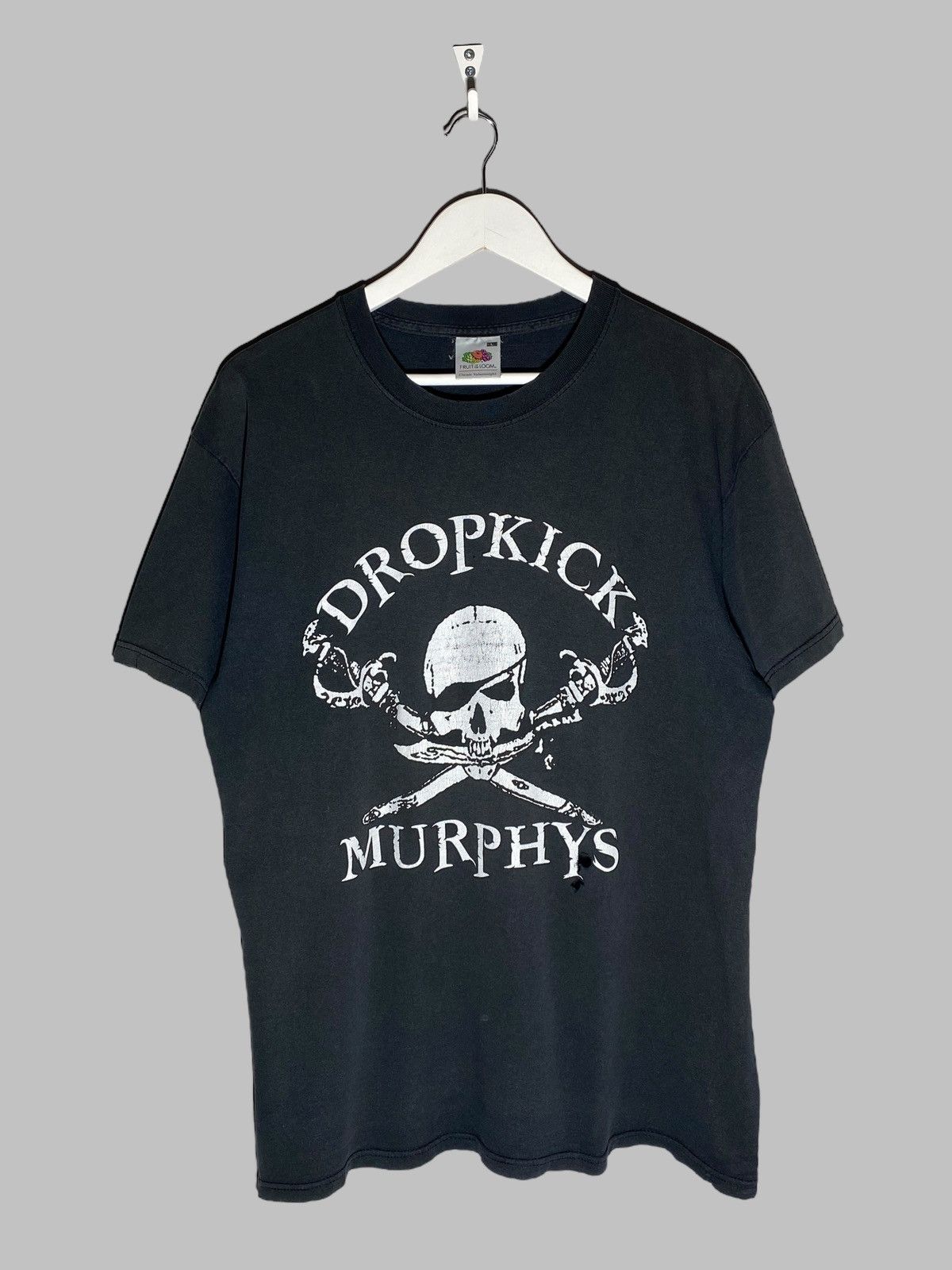 Band Tees Vintage Dropkick Murphys Skull Graphic Print Distressed Tee Size US L / EU 52-54 / 3 - 1 Thumbnail