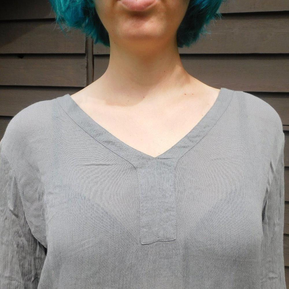 Designer Kaffe blouse with long sleeves Size L / US 10 / IT 46 - 6 Thumbnail
