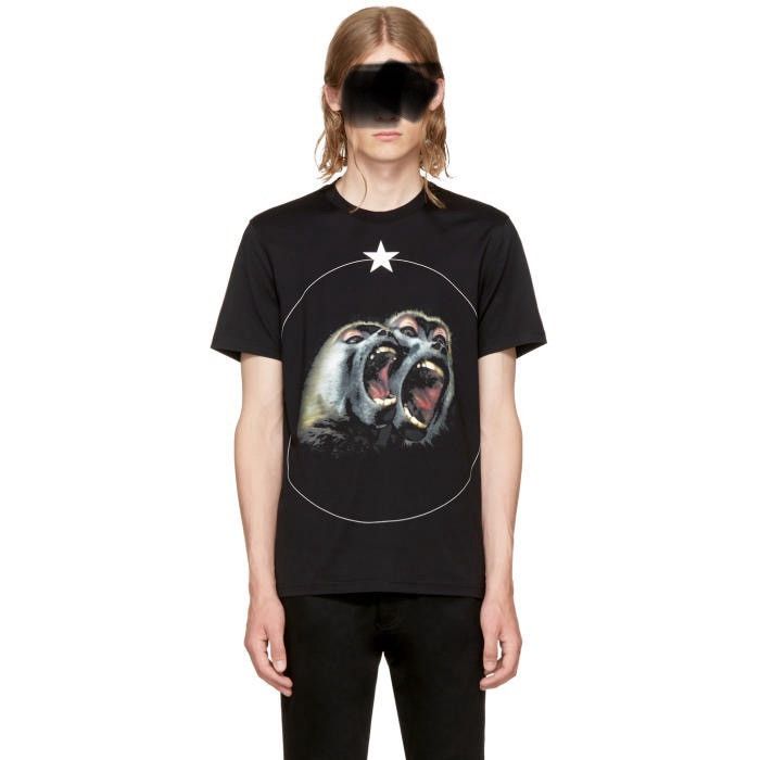 Givenchy Gorilla T-Shirt Cuban Fit Men’s Size XS RRP525$