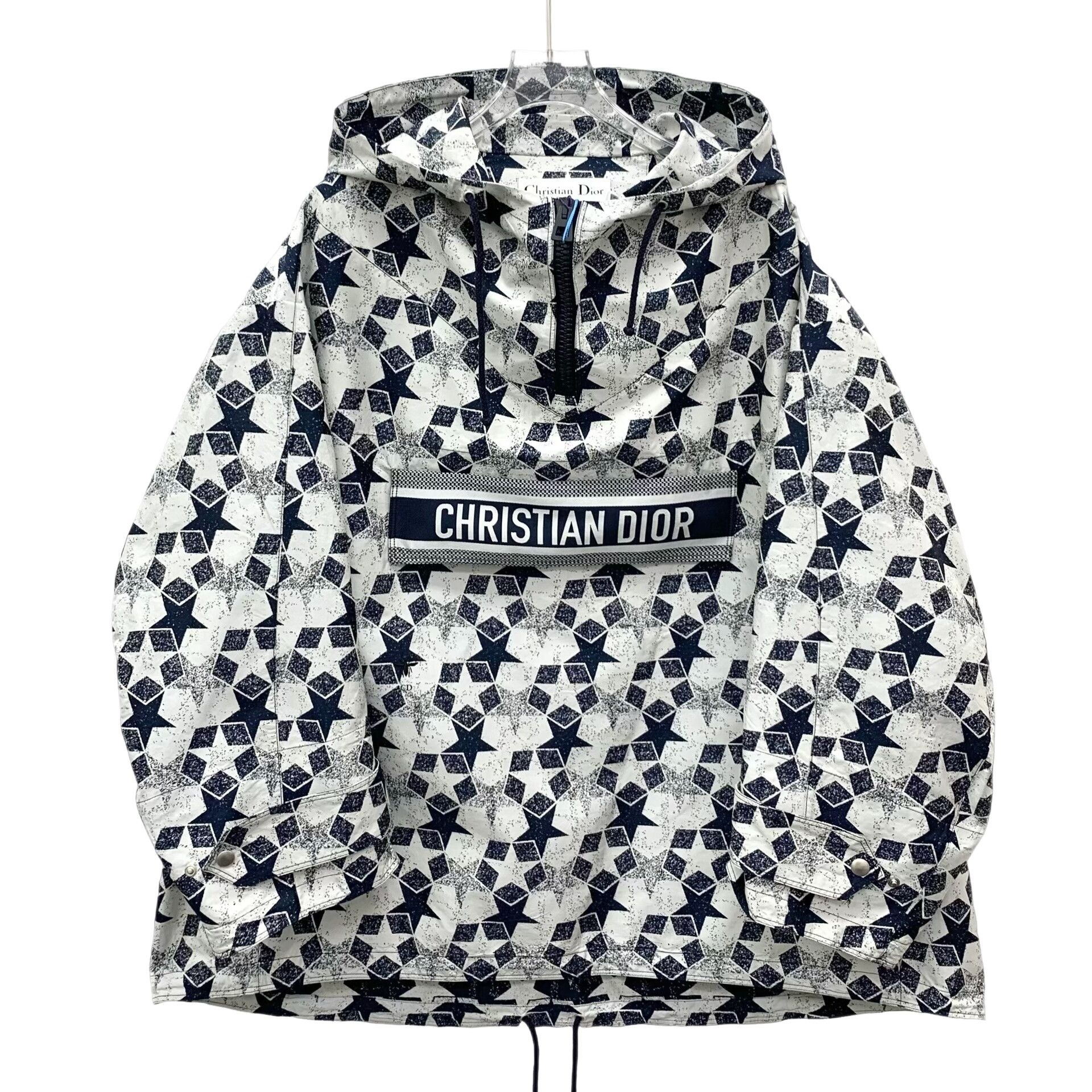 Dior Dior Star Print Half-Zip Hooded Jacket XS Size US XS / EU 42 / 0 - 1 Thumbnail