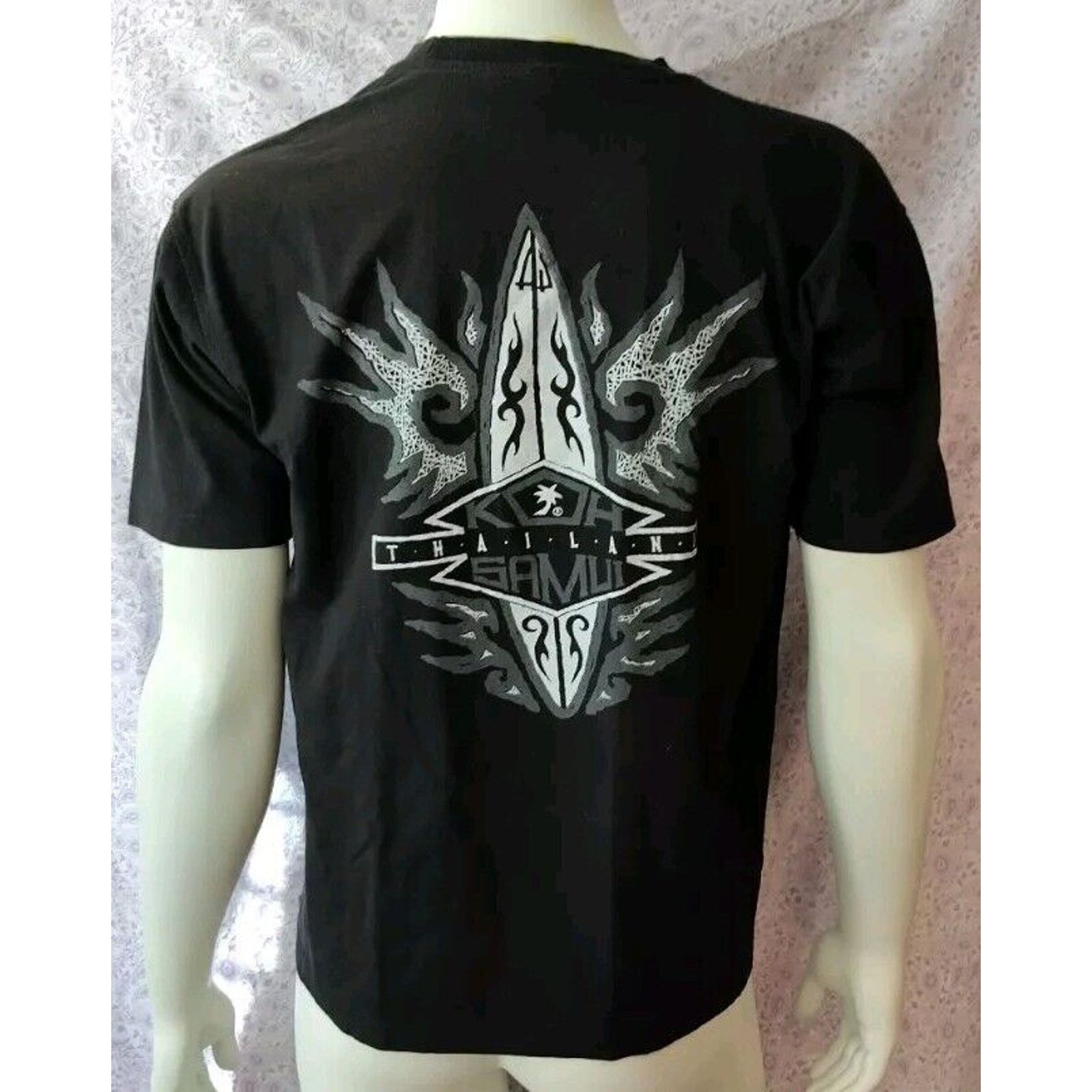 Other Koh Samui Thailand Surfing Tribals Symbol T-shirt Size XL Size US XL / EU 56 / 4 - 3 Thumbnail