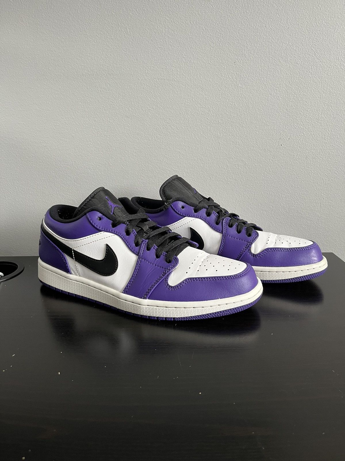Jordan Brand Air Jordan 1 Low Court Purple Size US 10 / EU 43 - 9 Thumbnail