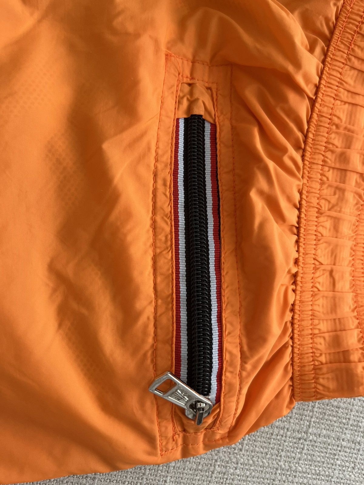 Moncler Moncler Logo Patch Swim Shorts - Bright Orange Size US 30 / EU 46 - 2 Thumbnail