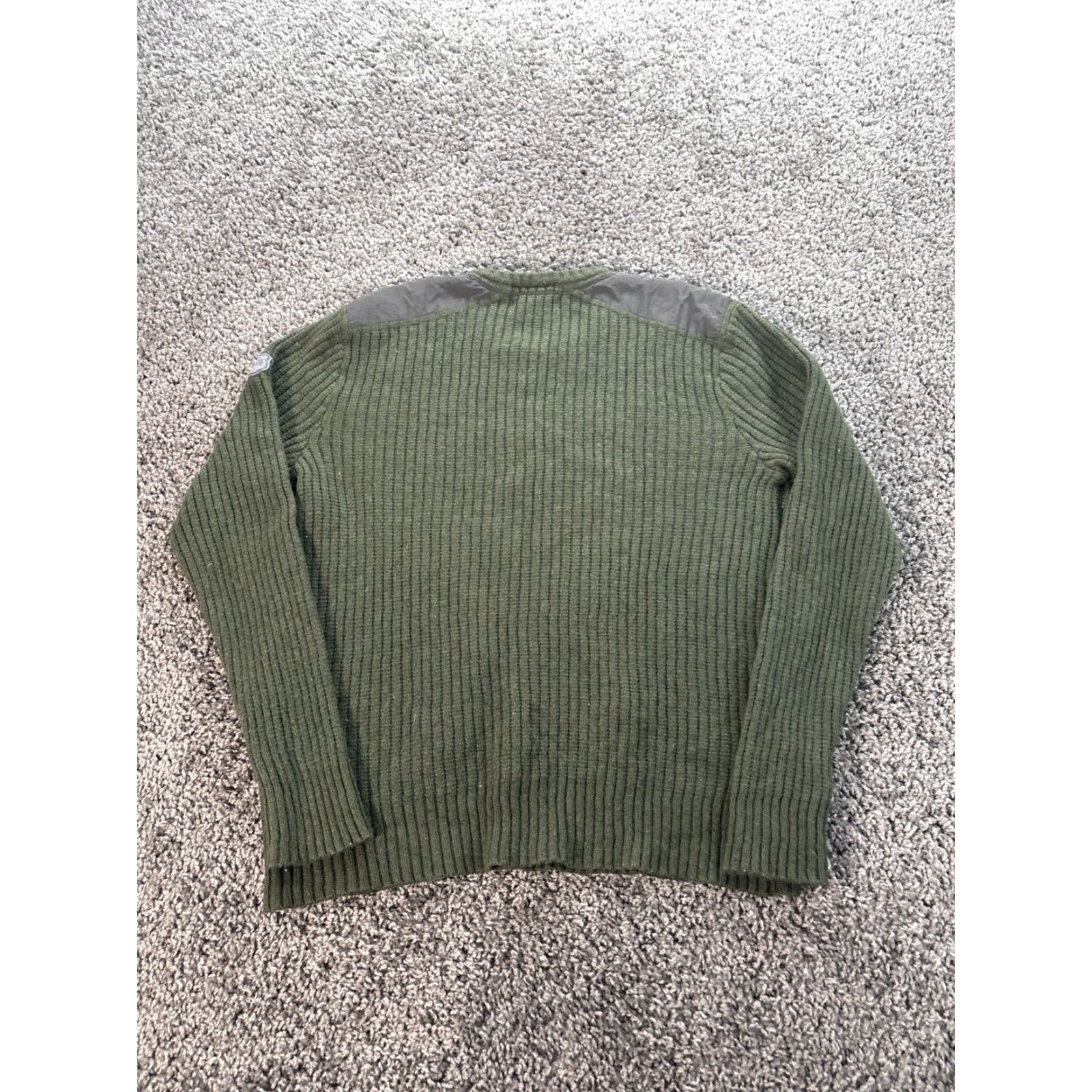 Eddie Bauer Eddie Bauer Sweater Men XL Green Commando Ribbed Knit Hiking Pullover Crew Neck Knit All Seasons Vintage? No (But exclude). Size US XL / EU 56 / 4 - 5 Thumbnail