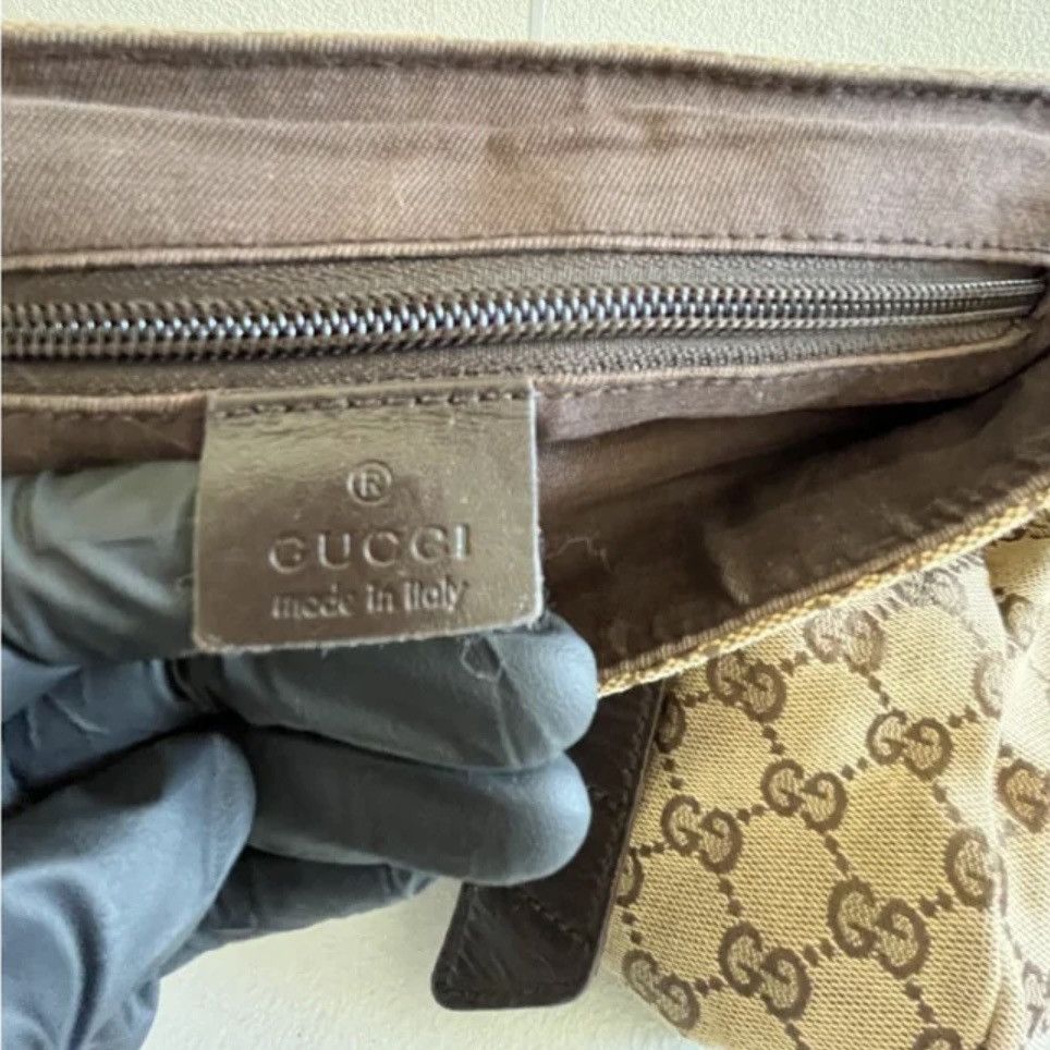 Gucci GUCCI CANVAS/LEATHER MESSENGER BAG. Size ONE SIZE - 3 Thumbnail