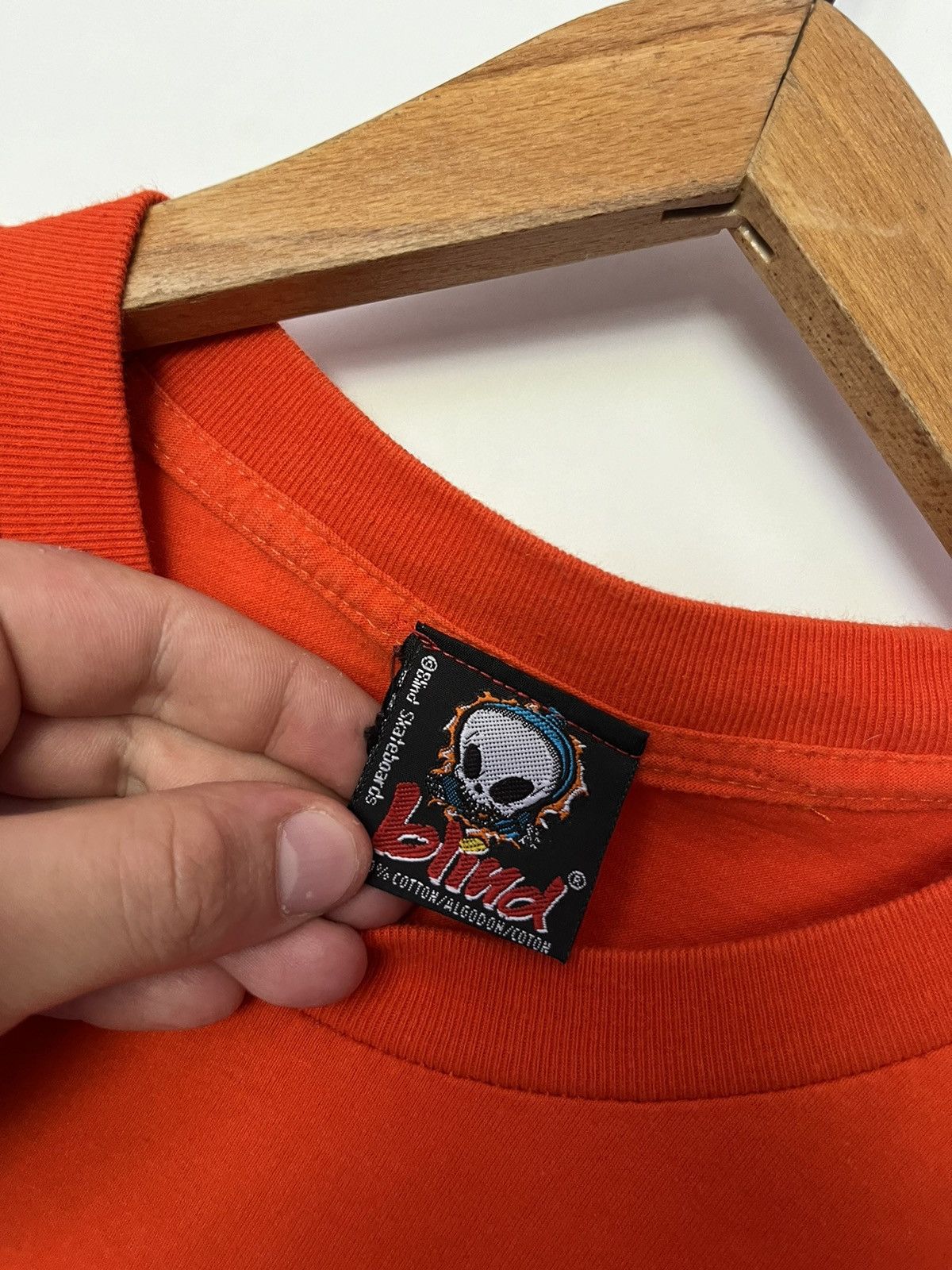Blind Skateboards Vintage 90’s Blind Reaper Skateboards Center logo Tee Back Size US XL / EU 56 / 4 - 4 Thumbnail