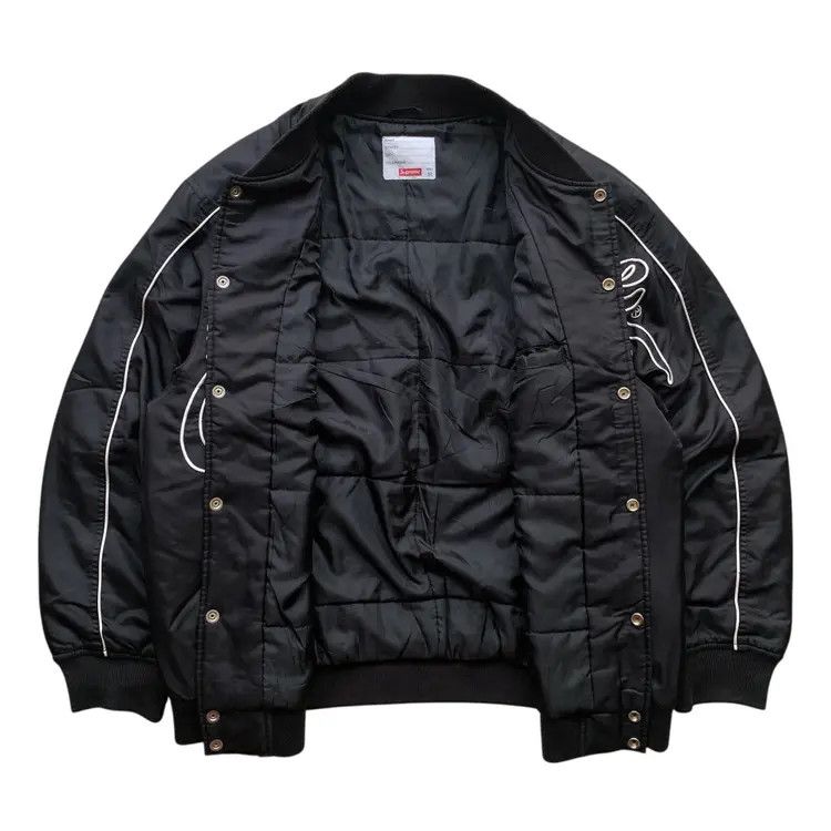 Supreme Supreme FW20 Script Contrast Varsity Jacket Size US XL / EU 56 / 4 - 6 Thumbnail
