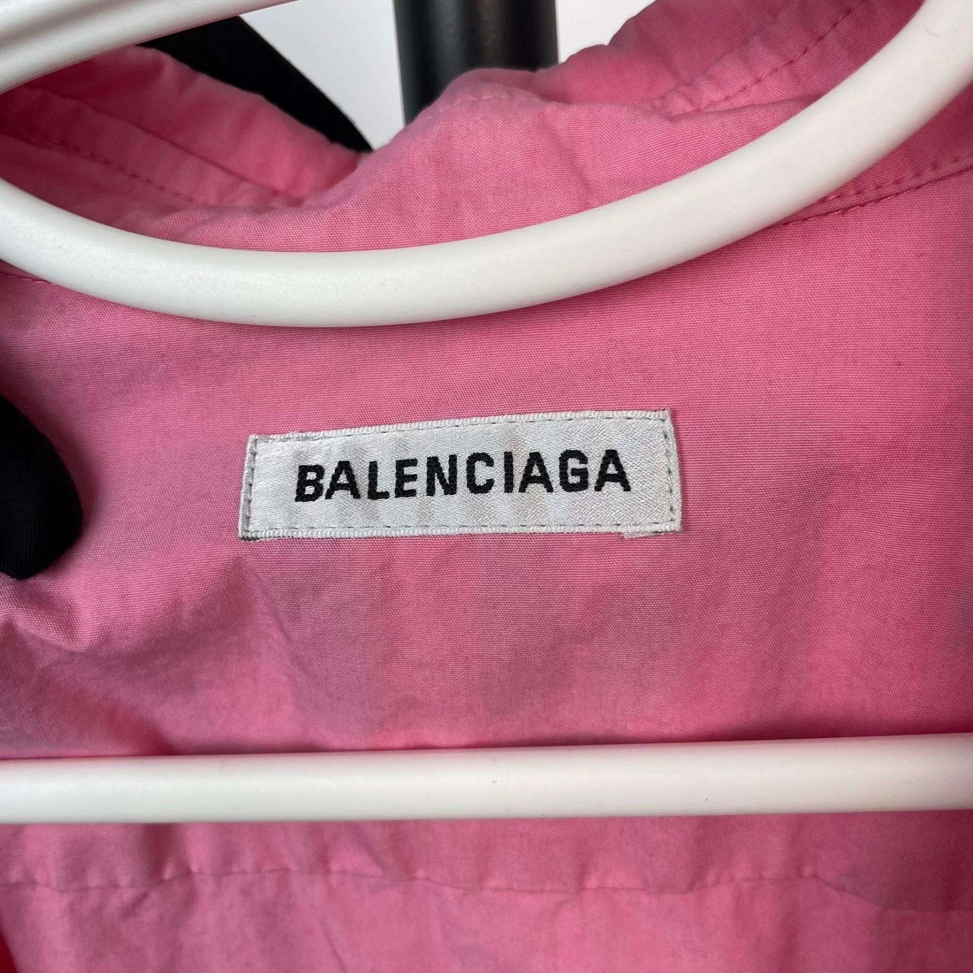 Balenciaga Balenciaga Pink Oxford Mid-Length Shirt 36 A Size XS / US 0-2 / IT 36-38 - 4 Thumbnail