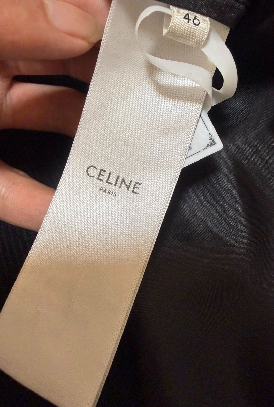 Celine CELINE 2020SS BlackWhite Colorblock Corduroy Varsity Jacket Size US S / EU 44-46 / 1 - 4 Thumbnail