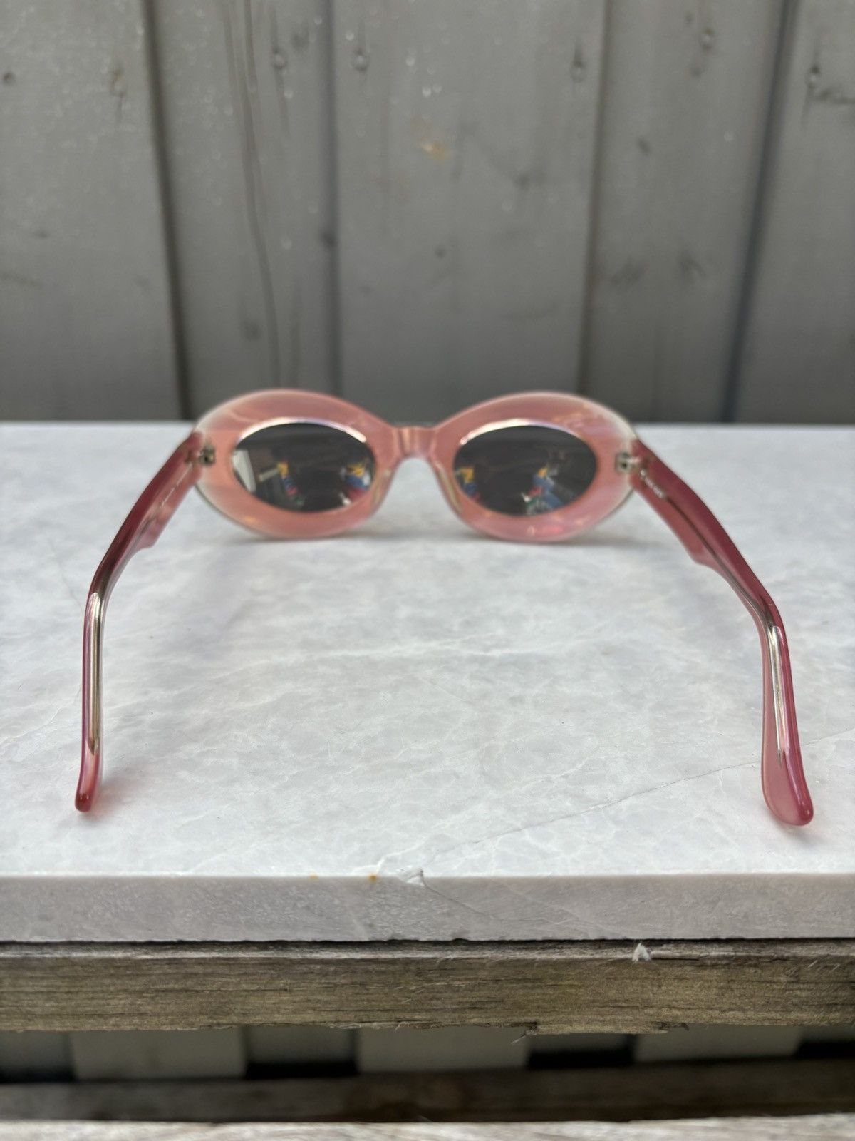 Guardian Angel × Japanese Brand × Vintage 2000s Vintage Sunglasses 90s Y2K Oval Cat Eye Cobain Angel Size ONE SIZE - 7 Thumbnail
