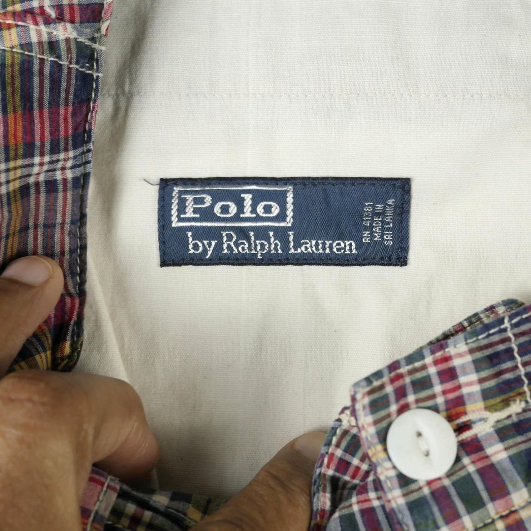 Polo Ralph Lauren Polo Ralph Lauren Shorts Mens 38 Madras Plaid Cotton Chino Preppy Casual Size US M / EU 48-50 / 2 - 6 Thumbnail