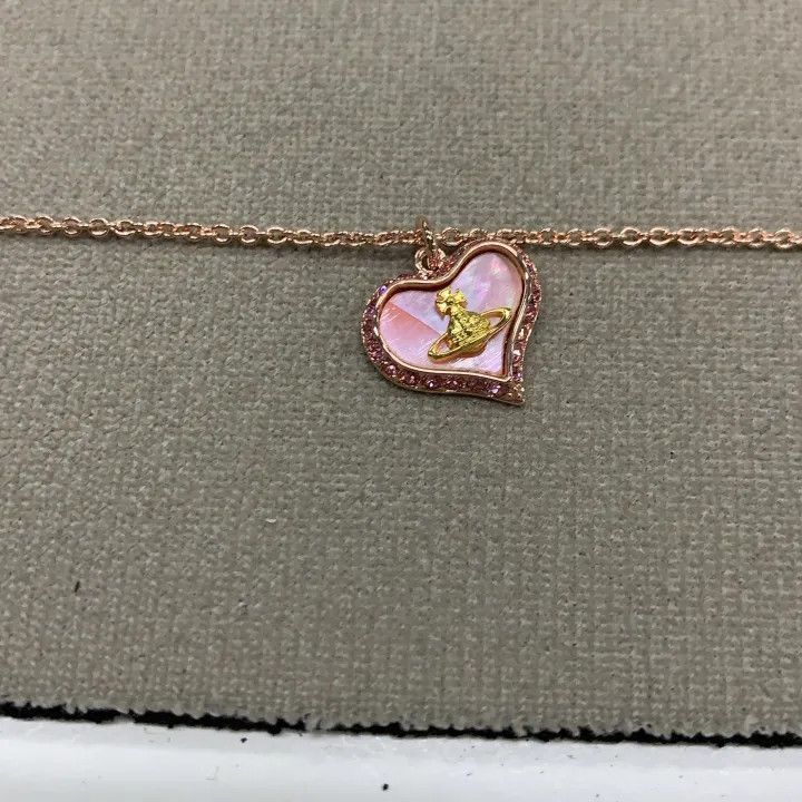 Vivienne Westwood Vivienne Westwood Petra Heart Pendant Necklace Size ONE SIZE - 2 Thumbnail