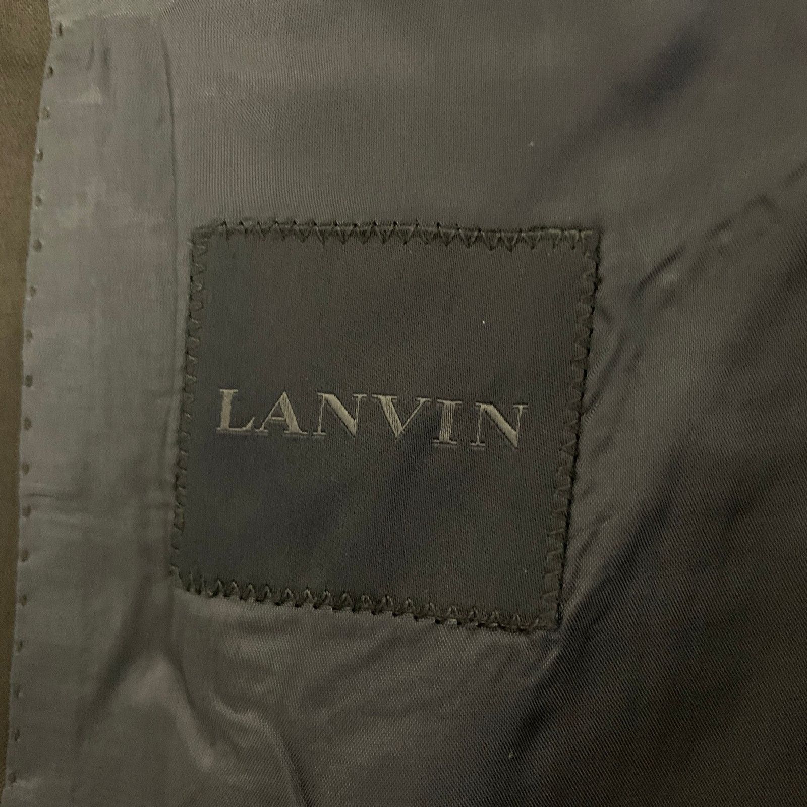 Lanvin LANVIN Size 38 Navy Wool Notch Lapel Sport Coat Size 38R - 5 Thumbnail