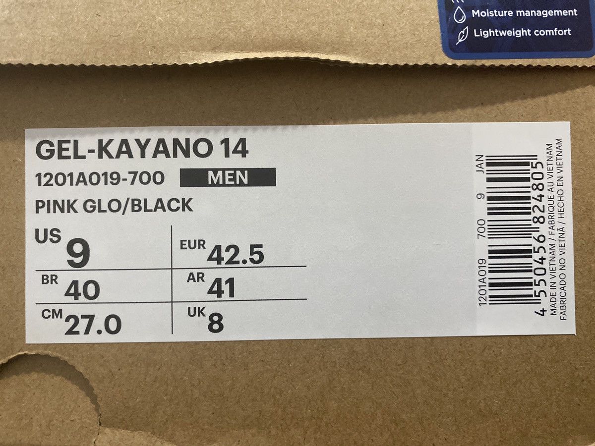 Asics ASICS Gel-Kayano 14 Pink Glo Size US 9 / EU 42 - 8 Thumbnail