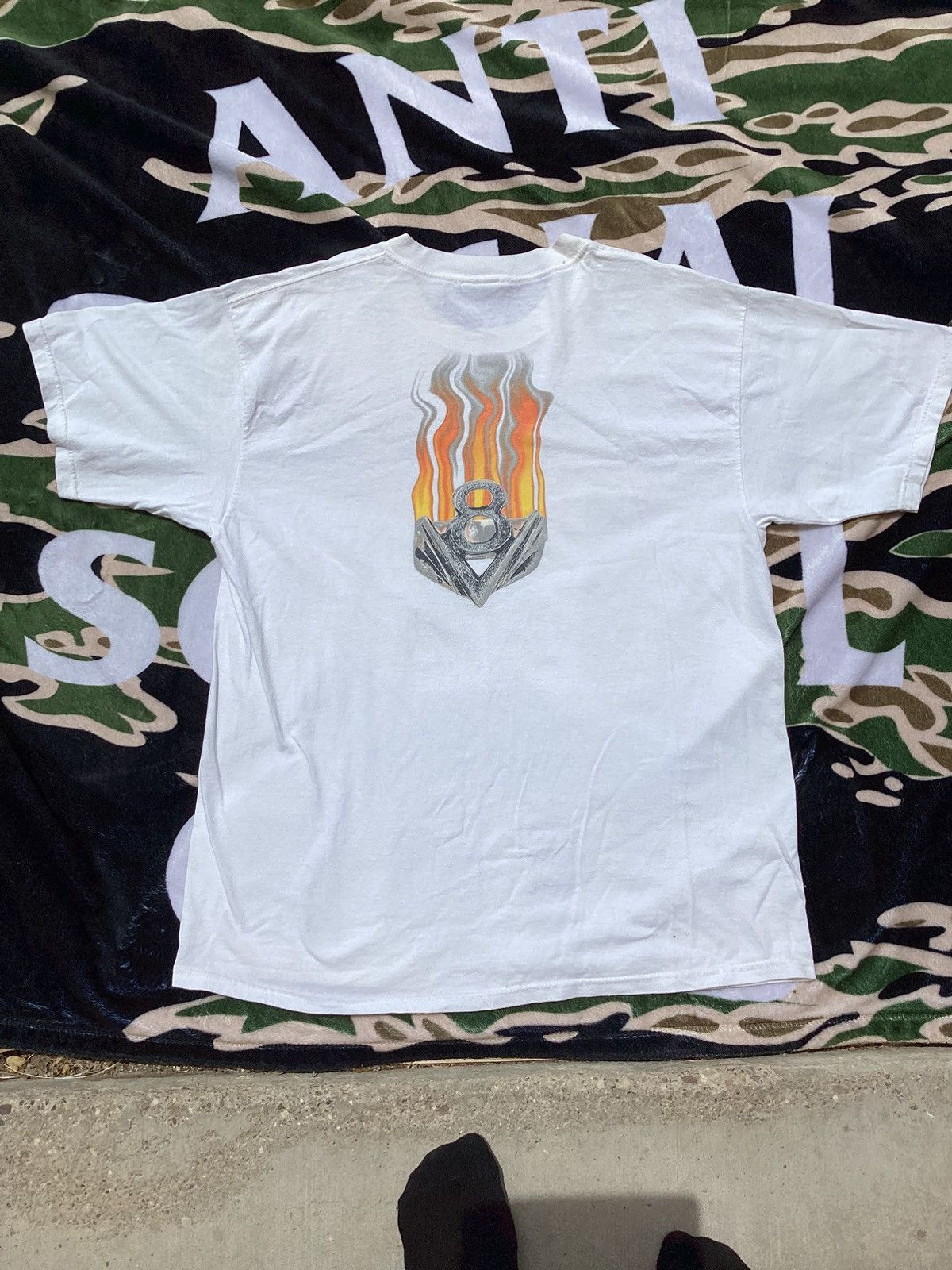 Other × Vintage Vintage 90s silver star casting company USA made XL T-shirt Size US XL / EU 56 / 4 - 4 Thumbnail