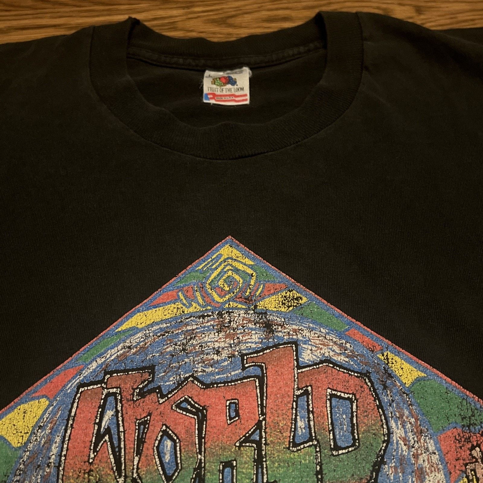 Fruit Of The Loom Vintage Burning Spear Jimmy Cliff Concert T-shirt 92 Reggae Size US L / EU 52-54 / 3 - 4 Thumbnail