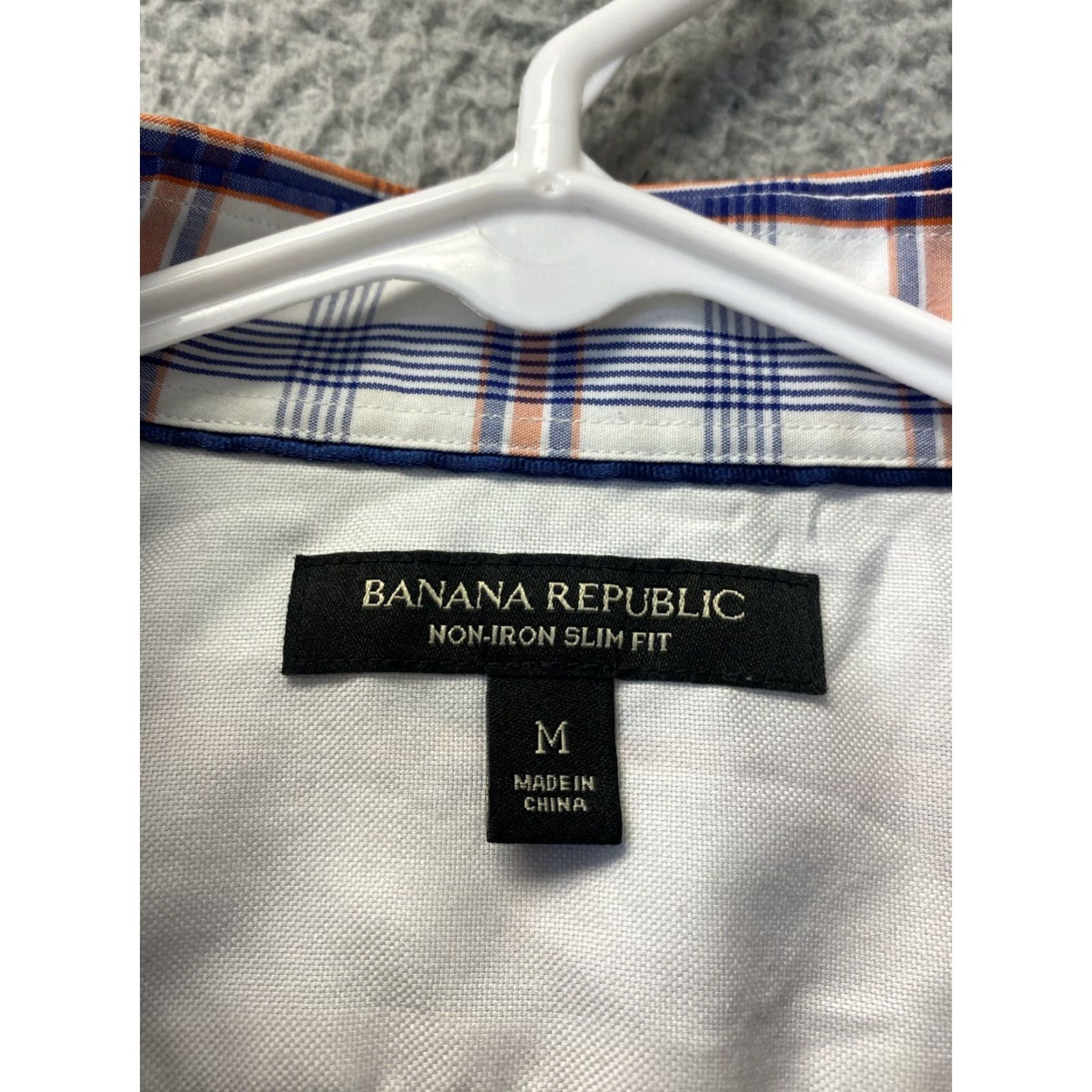 Banana Republic VINTAGE Banana Republic Dress Shirt Men's Size M Plaid Long Sleeve Button Up Collared Casual Formal Workwear Size 40R - 4 Thumbnail