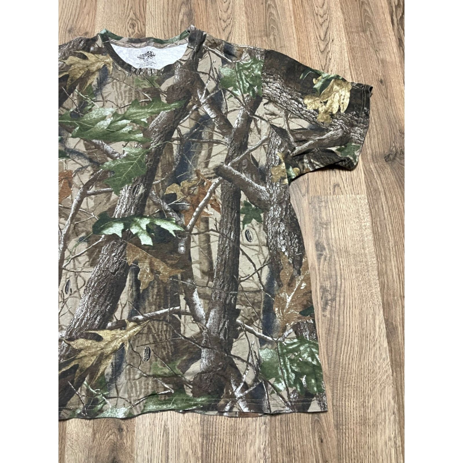 Vintage IVORY OUTFITTERS Shirt Men XL Green Camouflage T-Shirt Crew Neck Short Sleeve Vintage No Size US XL / EU 56 / 4 - 4 Thumbnail