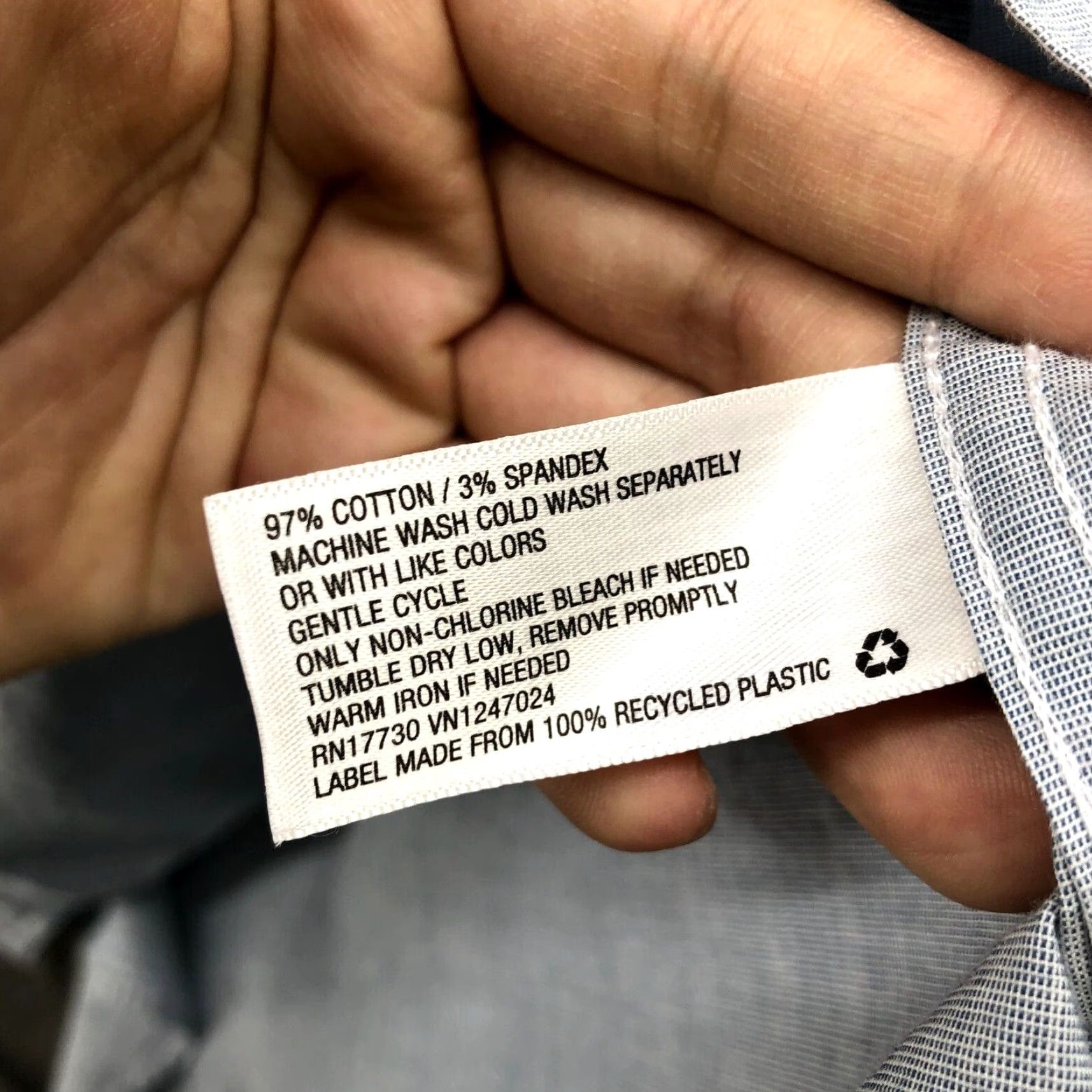 Vintage Goodfellow & Co Button-Up Shirt Mens XXL Light Blue Short Sleeve Cotton Blend Casual Shirt Size US XXL / EU 58 / 5 - 6 Thumbnail