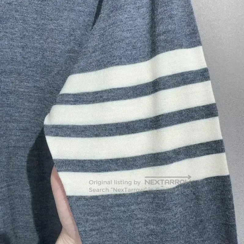 Thom Browne Thom Browne Gray Cotton Blend Women's Pullover . Size XXS / US 00 / IT 34 - 3 Thumbnail