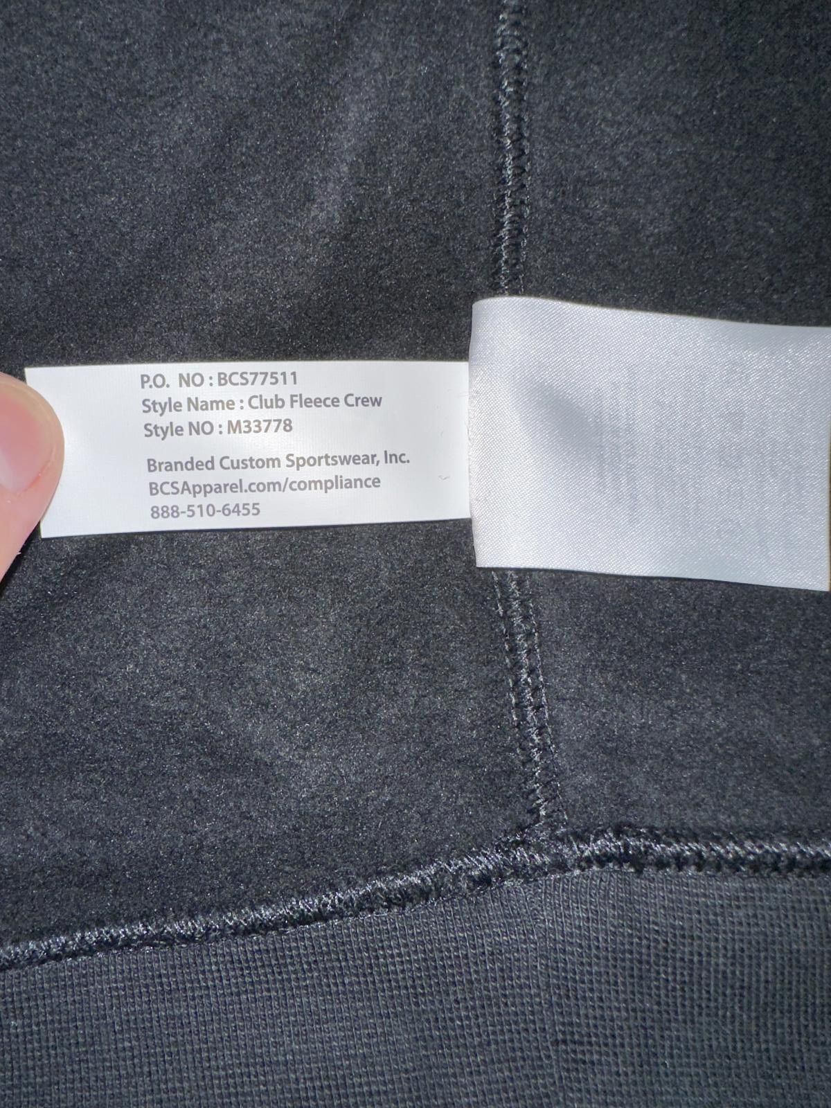 Nike Nike Court Fleece Pullover Long Sleeve Black Tennis Sweatshirt Size US XL / EU 56 / 4 - 4 Thumbnail