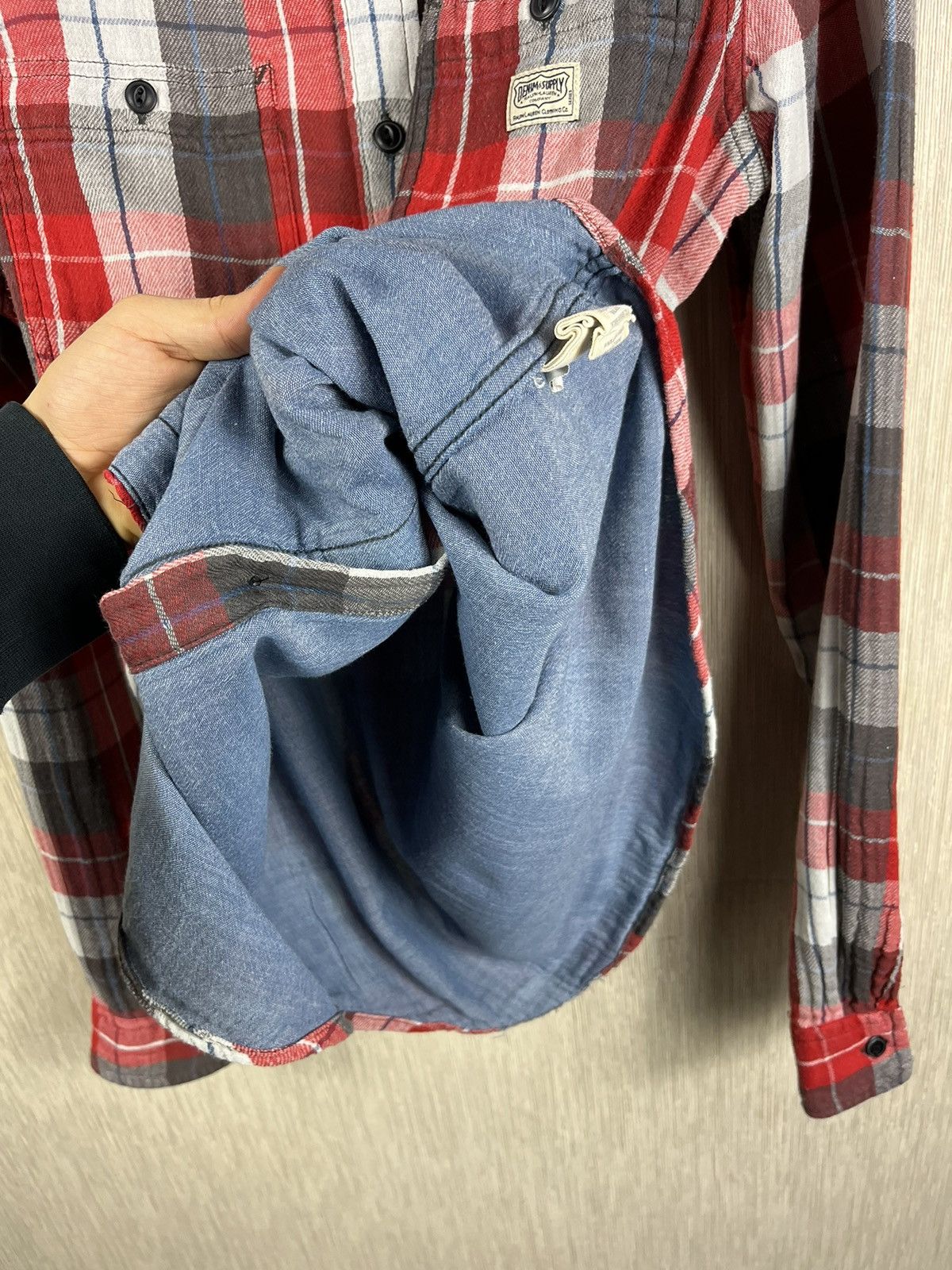 Denim & Supply Ralph Lauren × Ralph Lauren × Vintage Vintage Ralph Lauren denim & supply flannel double shirt Size US M / EU 48-50 / 2 - 17 Thumbnail