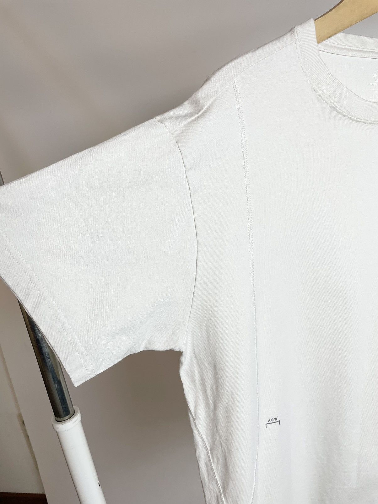 A-COLD-WALL* × Converse Converse x ACW A Cold Wall bone white reflective tee t-shirt Size US S / EU 44-46 / 1 - 13 Thumbnail