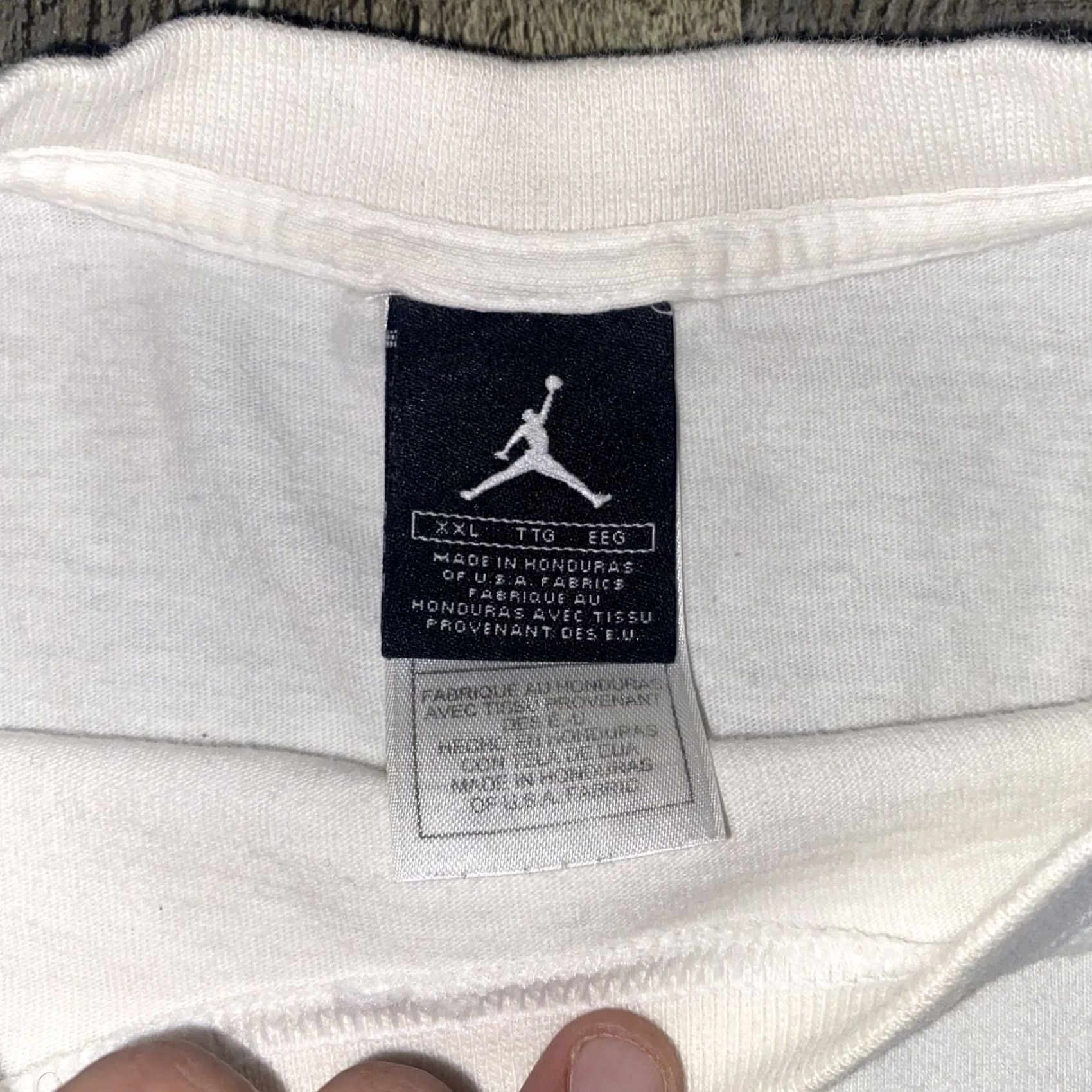 Jordan Brand VINTAGE Jordan Brand Tee Shirt XXL Graphic MJ Double Dunk OG 90s Rare Size US XXL / EU 58 / 5 - 3 Thumbnail