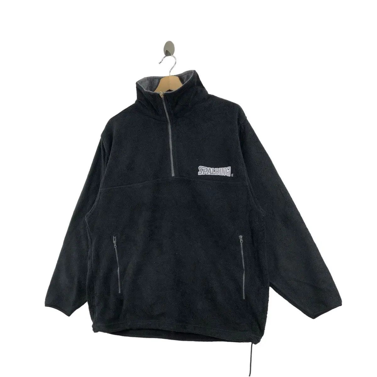 Spalding Vintage SPALDING TENNIS BASKETBALL Outdoor Fleece Jacket Size US M / EU 48-50 / 2 - 2 Thumbnail
