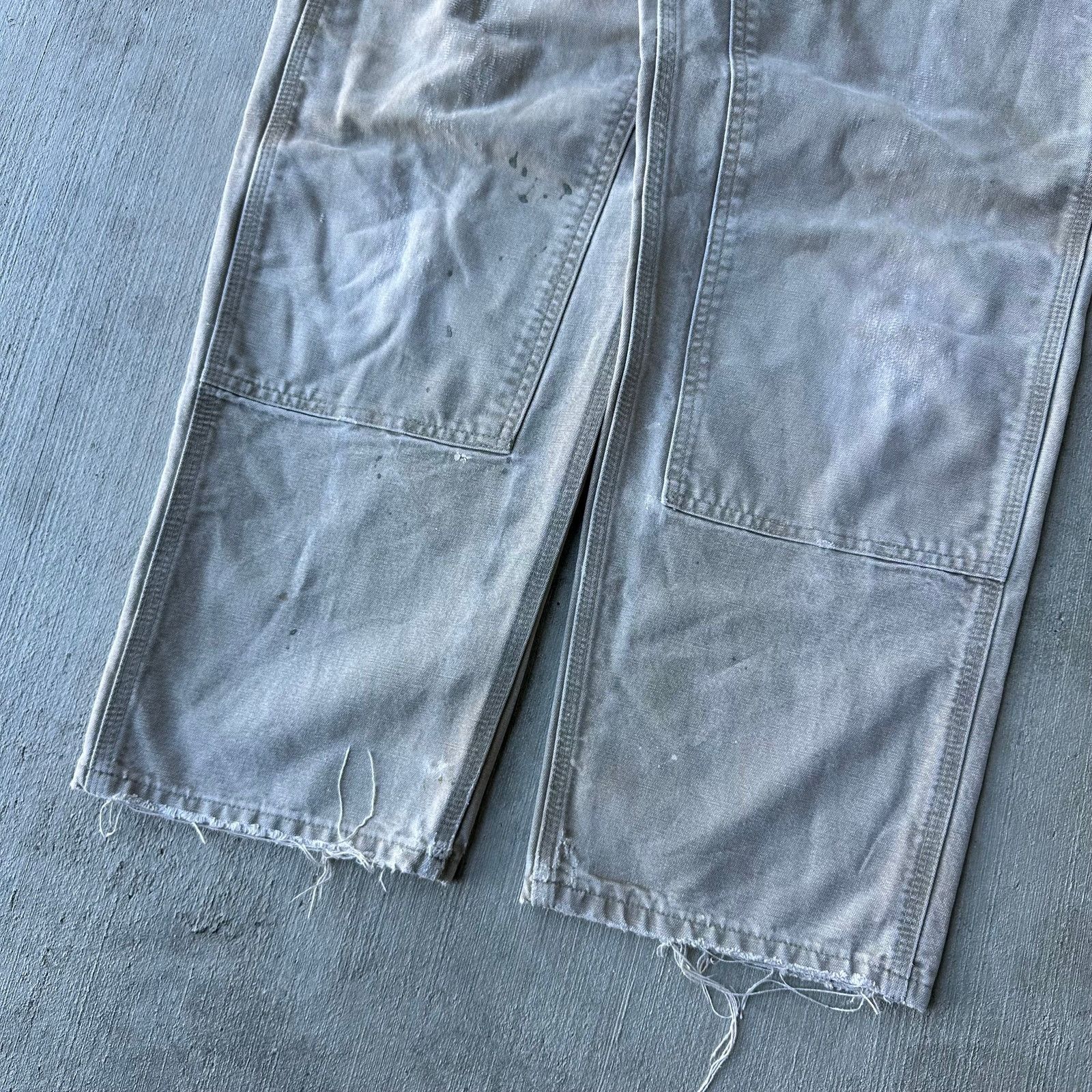 Carhartt × Vintage Carhartt TAN brown double knee work wear carpenter pants Size US 34 / EU 50 - 2 Thumbnail