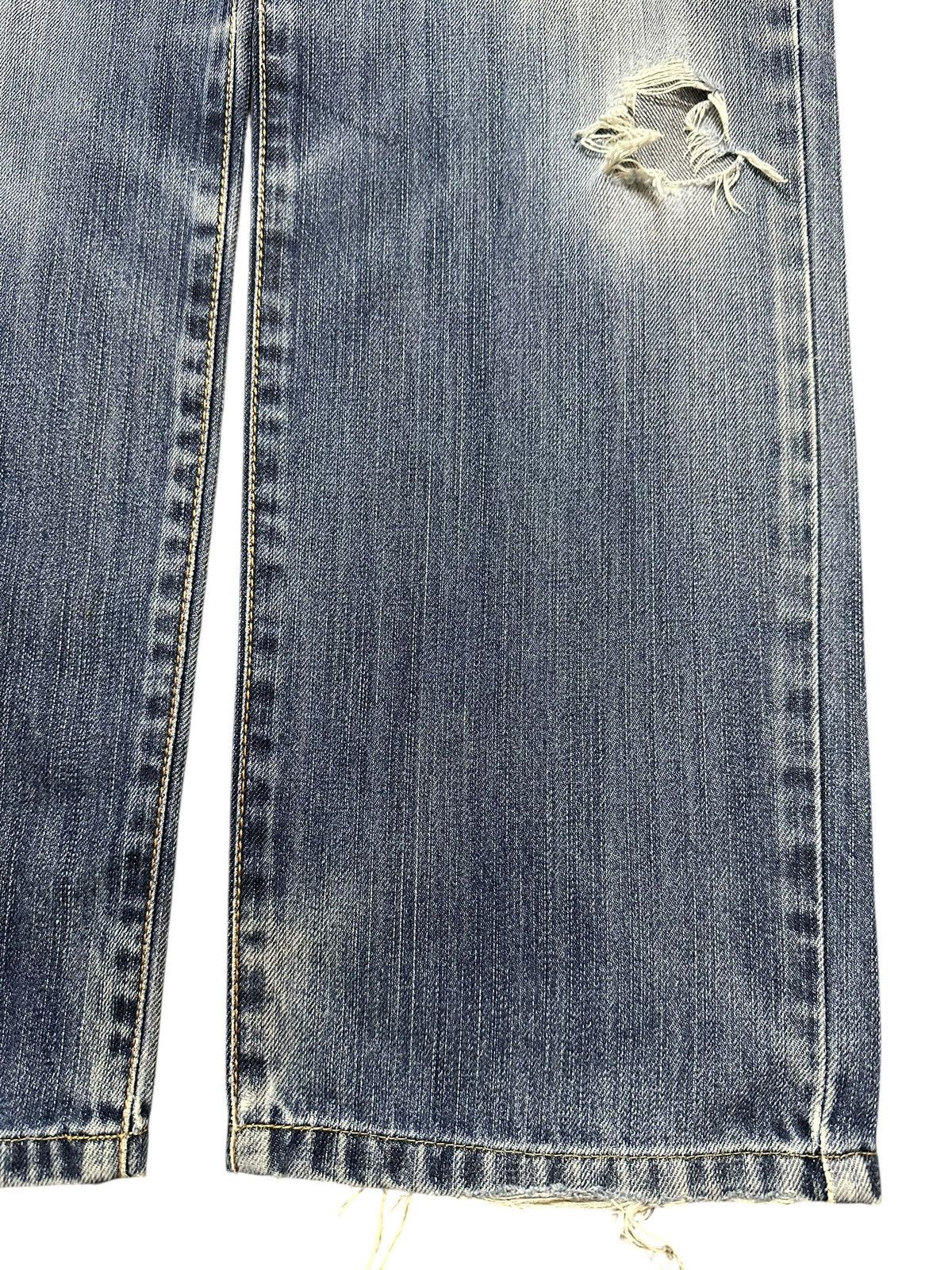 Edwin Vintage Edwin 404 Faded Wash Distressed Style Loose Jeans Size US 31 - 8 Thumbnail