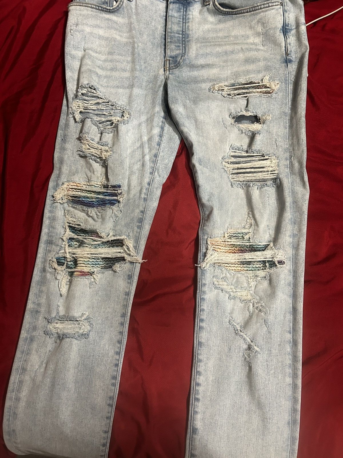 Amiri Amiri mx1 rainbow patch Size US 36 / EU 52 - 1 Thumbnail