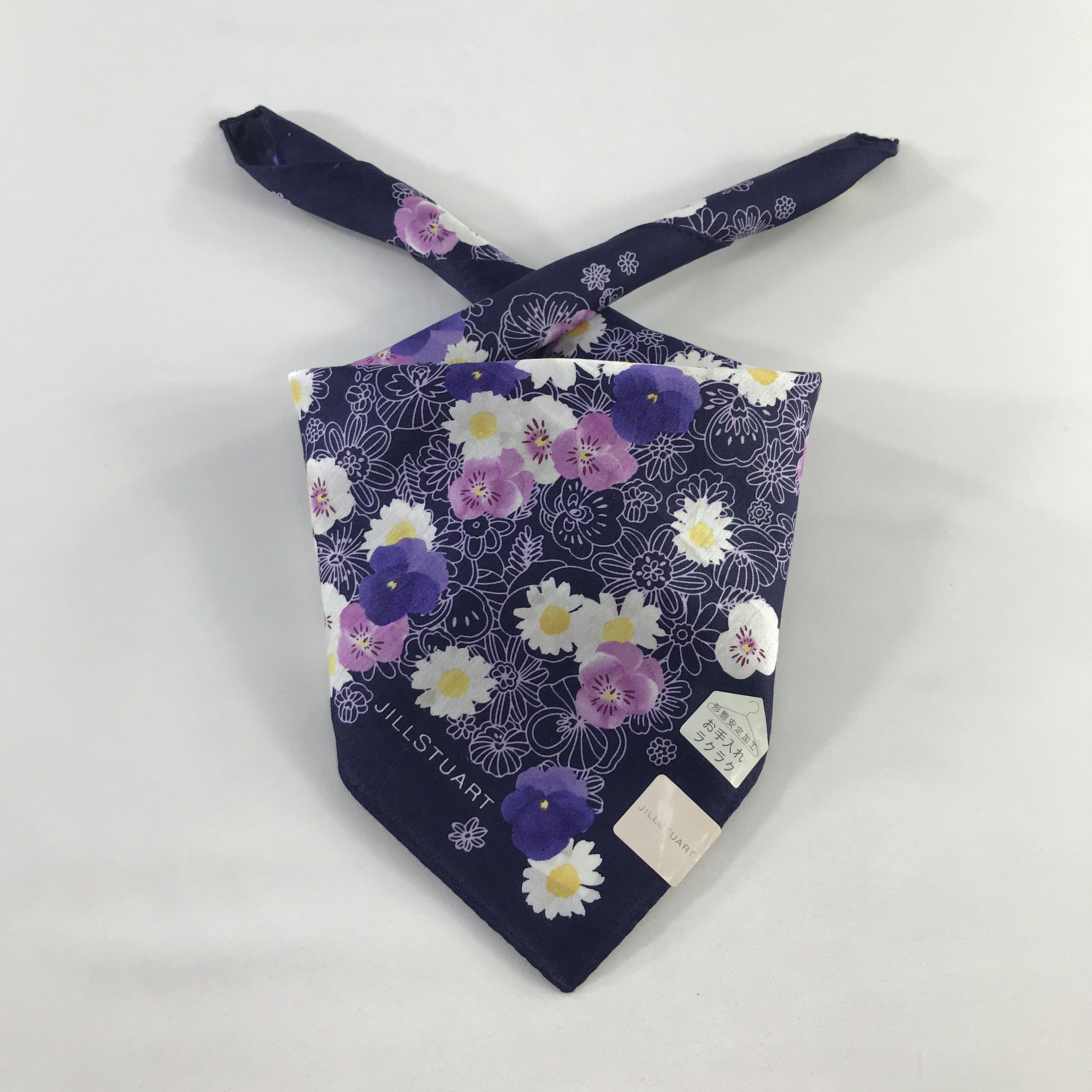 Jil Stuart × Vintage Jil Stuart Bandana / Handkerchief / Neckerchief - S842 Size ONE SIZE - 3 Thumbnail