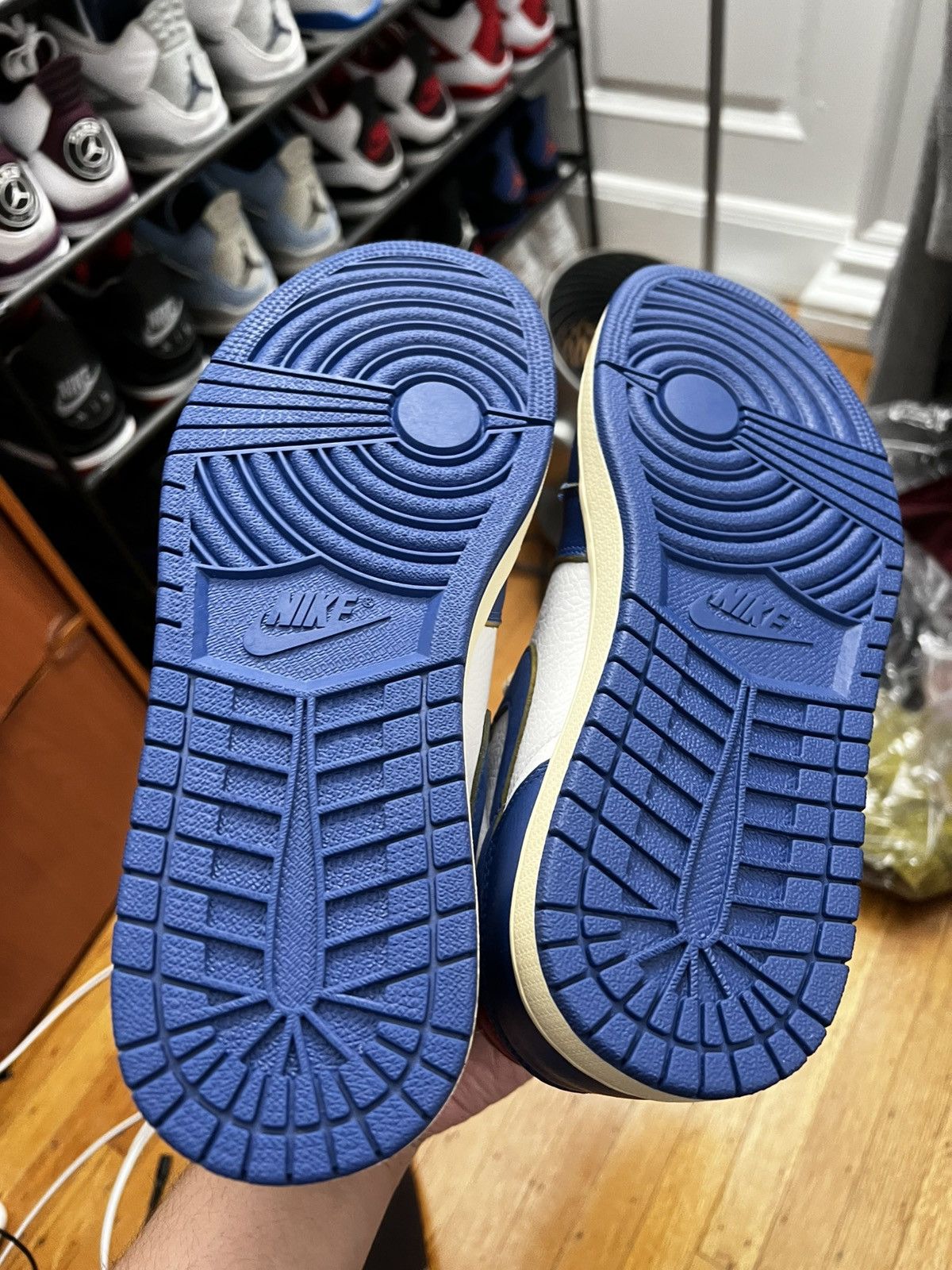 Jordan Brand × Union LA Jordan 1 Retro High Union Los Angeles Storm Blue Size US 9.5 / EU 42-43 - 3 Thumbnail