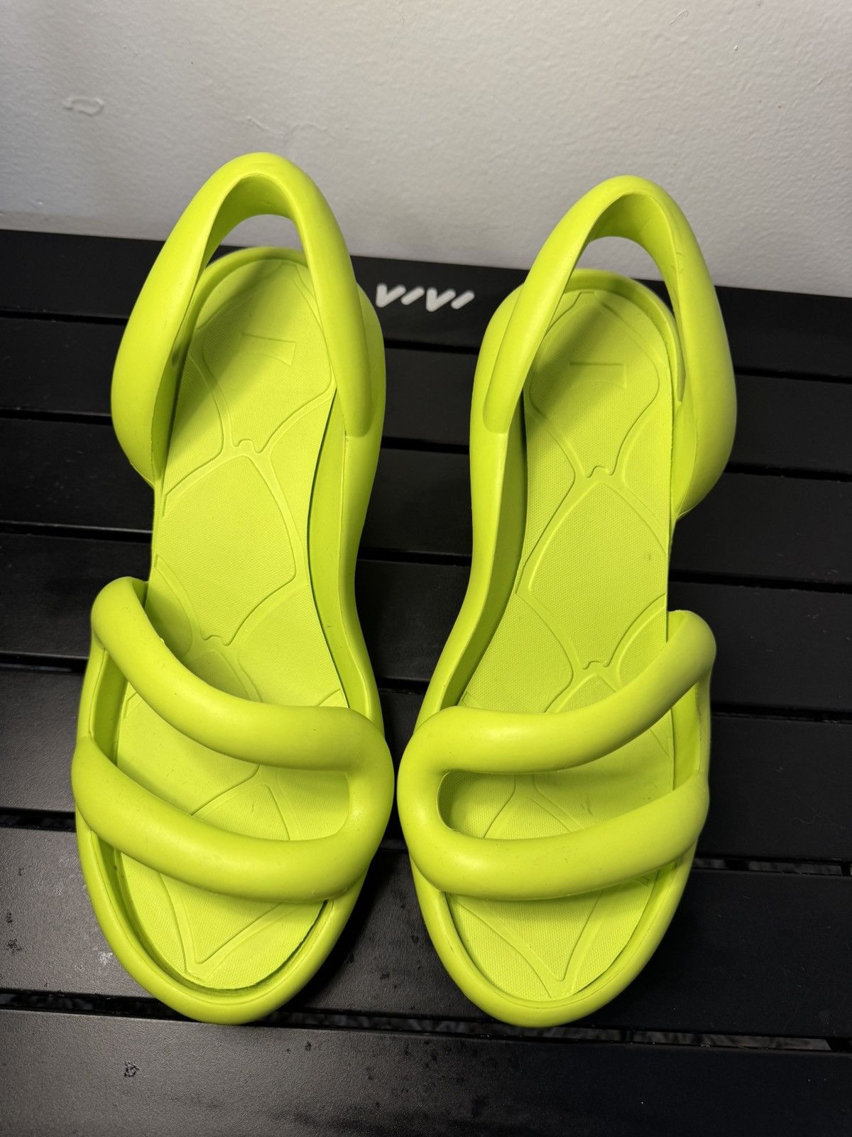 Camper Neon green CAMPER Kobarah Rubber Heels Size US 9 / IT 39 - 3 Thumbnail