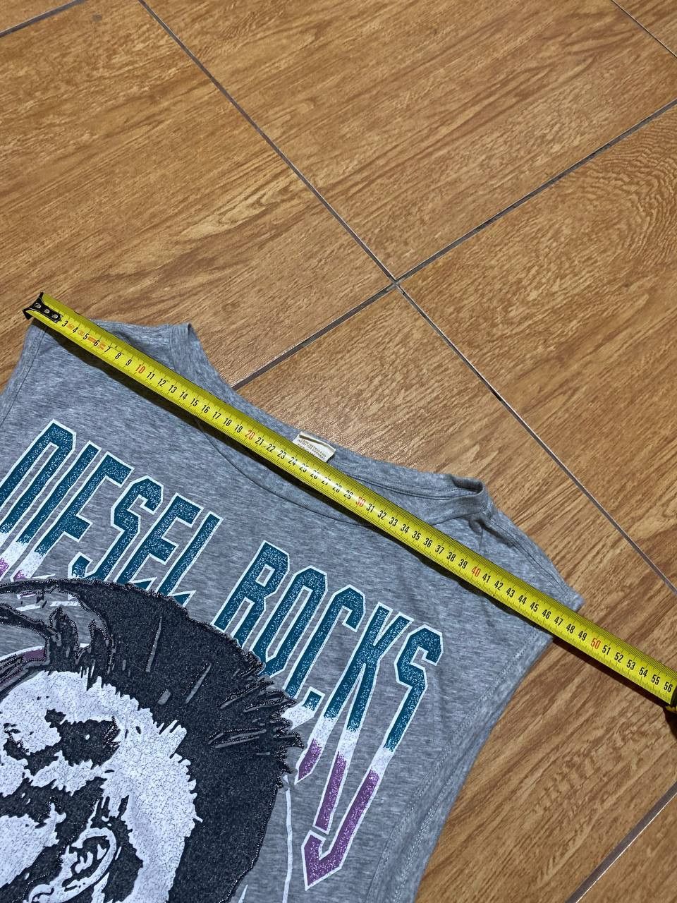 Diesel Vintage Diesel Y2K Gray Sleeveless T-Shirt streetwear Size XXS / US 00 / IT 34 - 7 Thumbnail