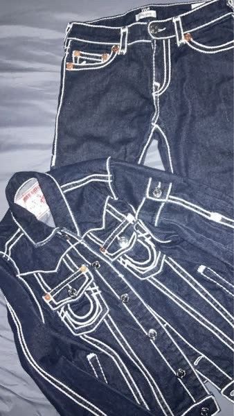 Jimmy Rope Stitch Denim Jacket & Pants (30)